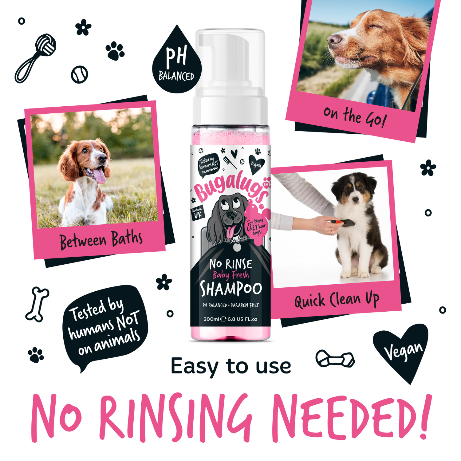 bugalugs-baby-fresh-no-rinse-hundeshampoo-wasserlose-fellreinigung image 8