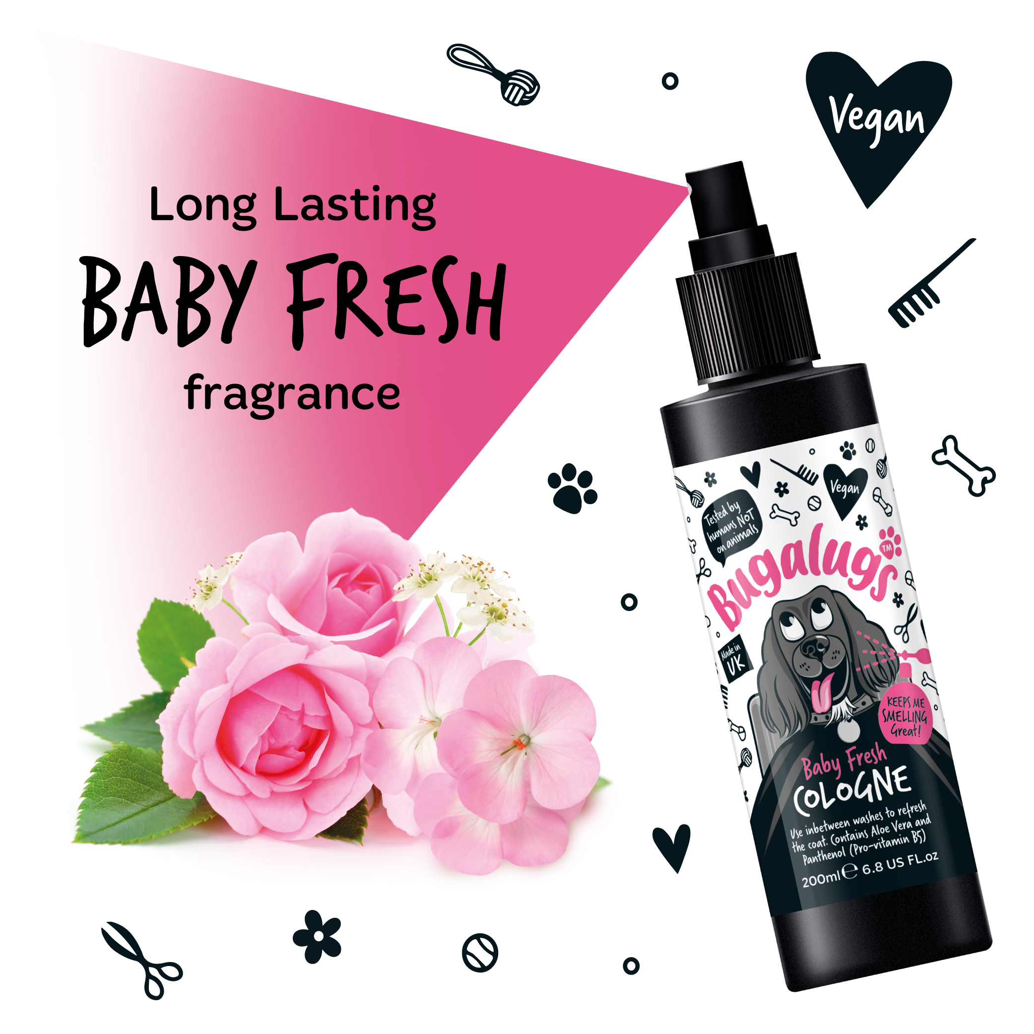bugalugs-baby-fresh-dog-cologne-hundeparfum-deo-spray image 2