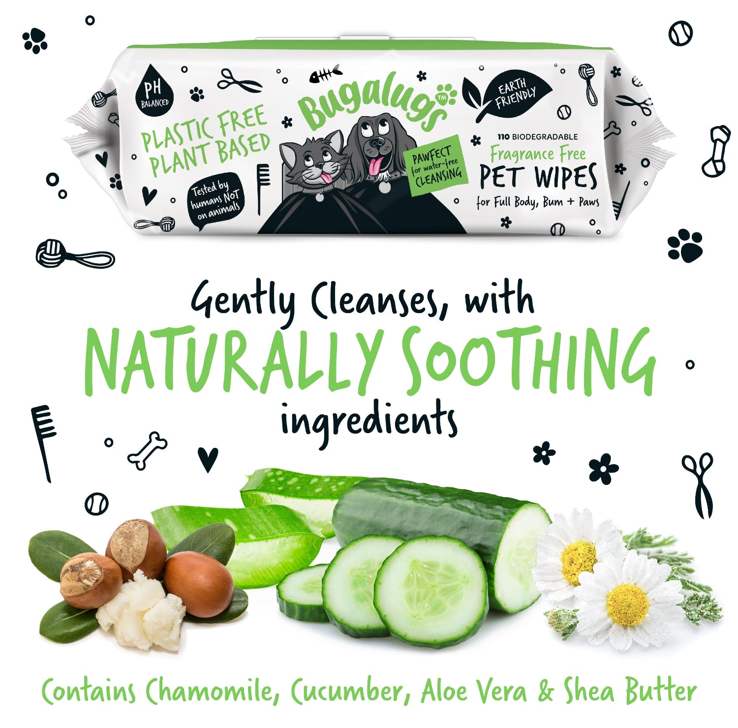 bugalugs-110-geruchsfreie-biologisch-abbaubare-pet-wipes-plastikfreie-feuchtt-ch image 3