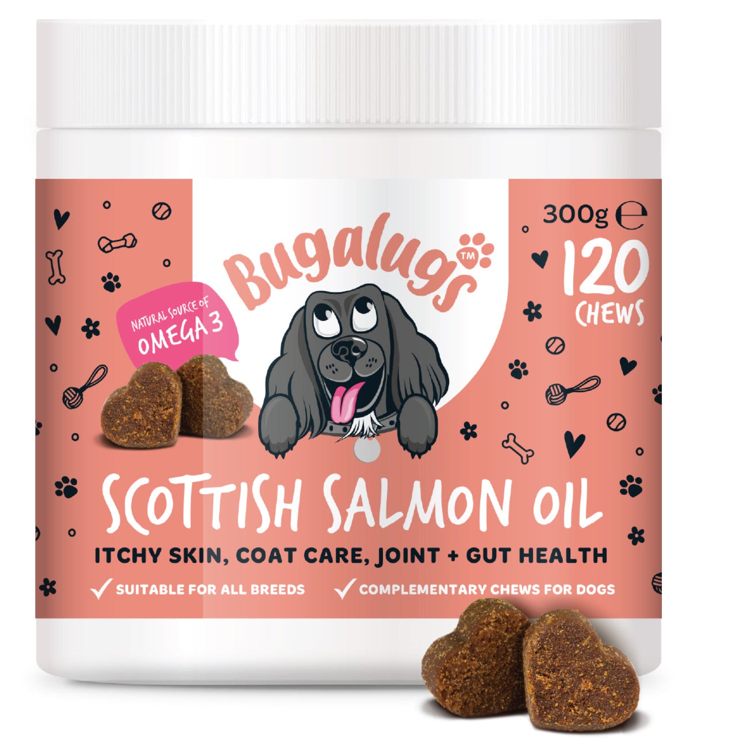 bugalugs-scottish-salmon-oil-chews-3-pack-lachs-l-kausnacks-supplement-f-r-hunde image 2