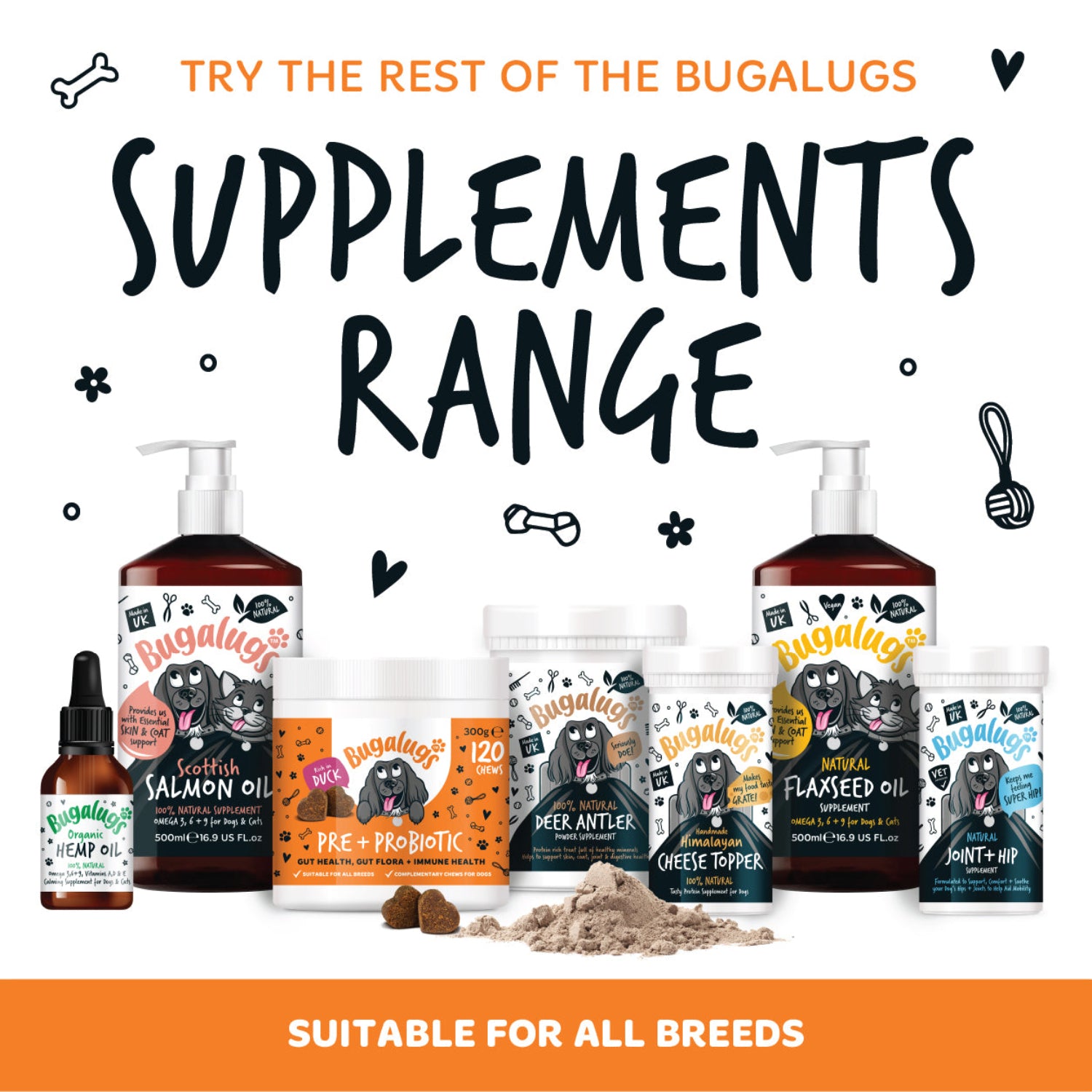 bugalugs-pre-probiotic-digestive-supplement-powder-200g-hunde-verdauungspulver image 8