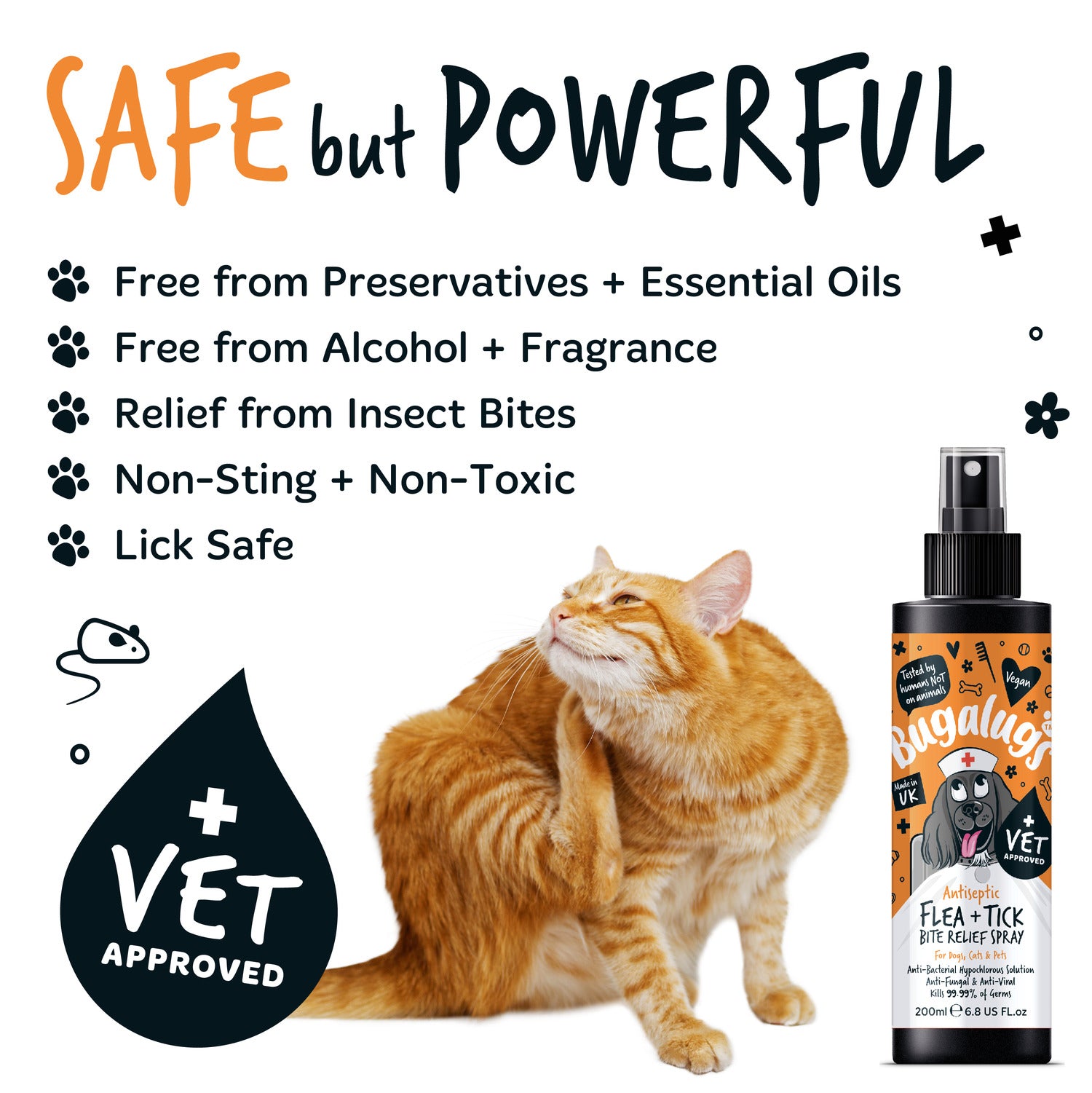bugalugs-antiseptisches-floh-zeckenbiss-relief-spray-f-r-hunde-katzen-kleintiere image 5