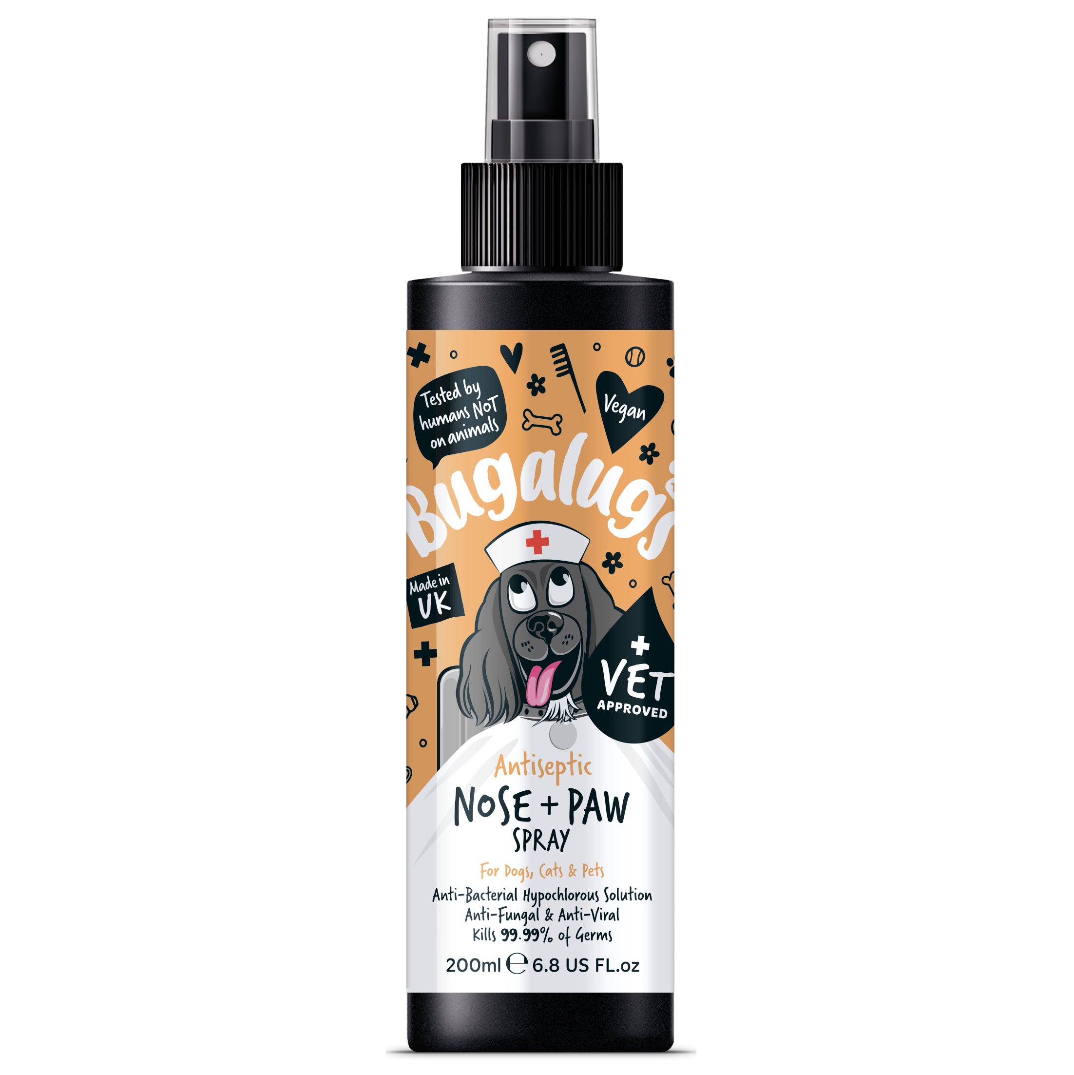 bugalugs-antiseptic-nose-paw-spray-erste-hilfe-antiseptikum-f-r-hunde-katzen-hau image 1