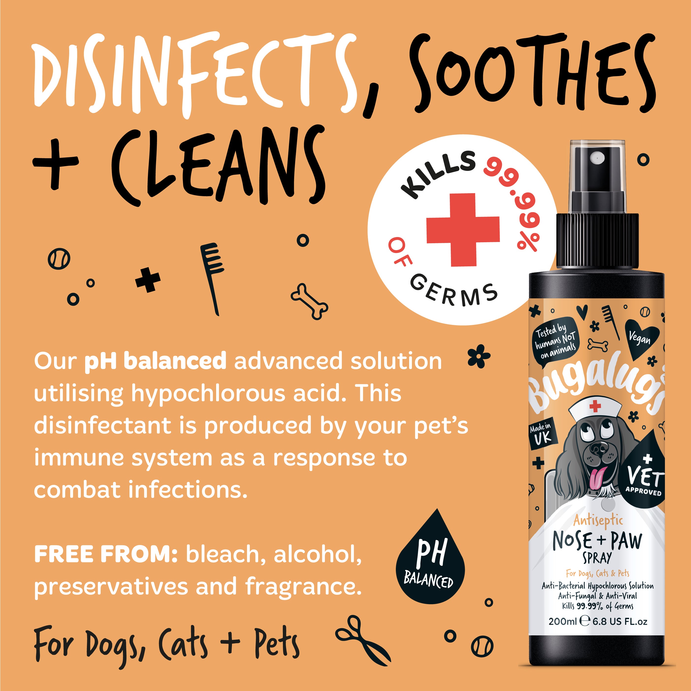 bugalugs-antiseptic-nose-paw-spray-erste-hilfe-antiseptikum-f-r-hunde-katzen-hau image 5