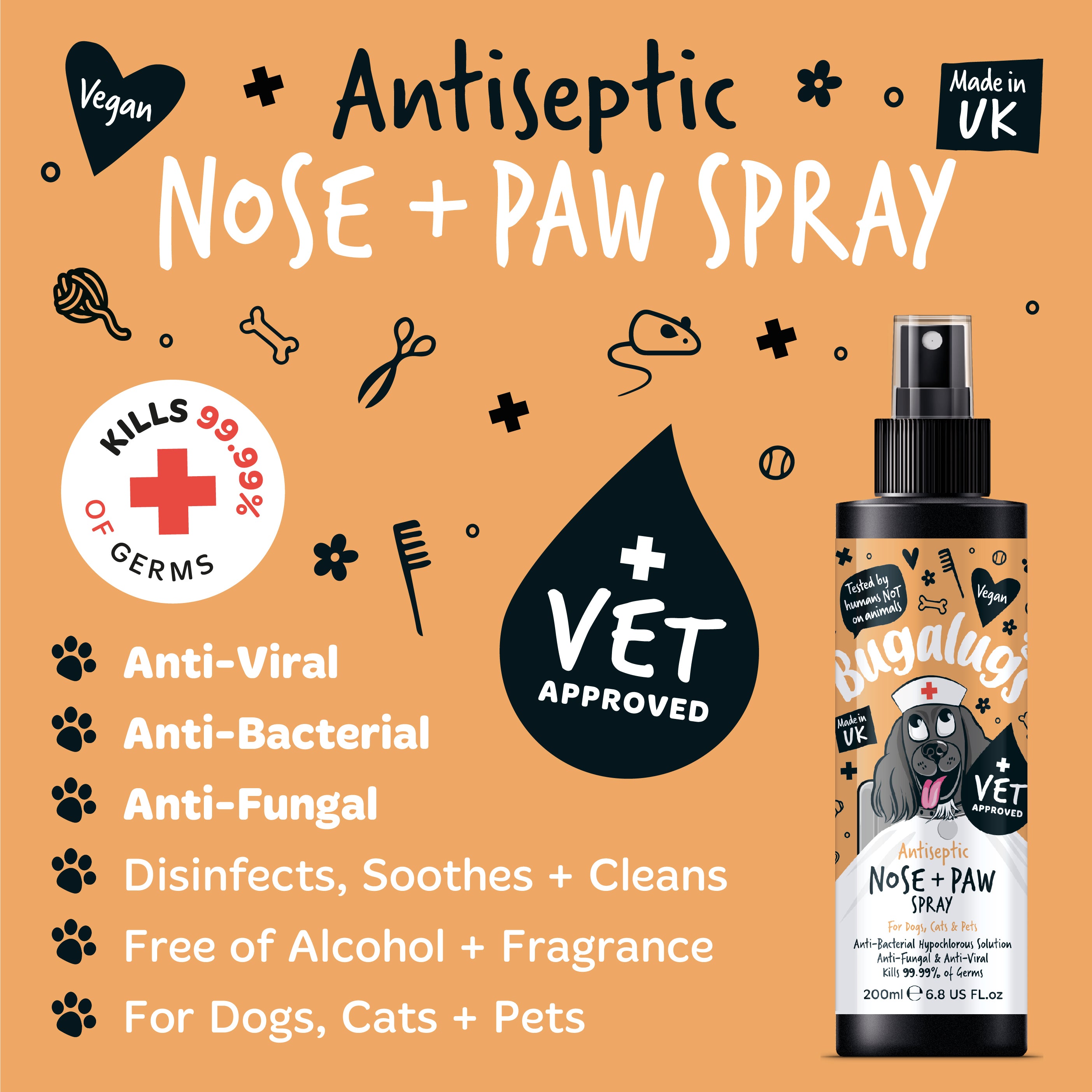 bugalugs-antiseptic-nose-paw-spray-erste-hilfe-antiseptikum-f-r-hunde-katzen-hau image 4