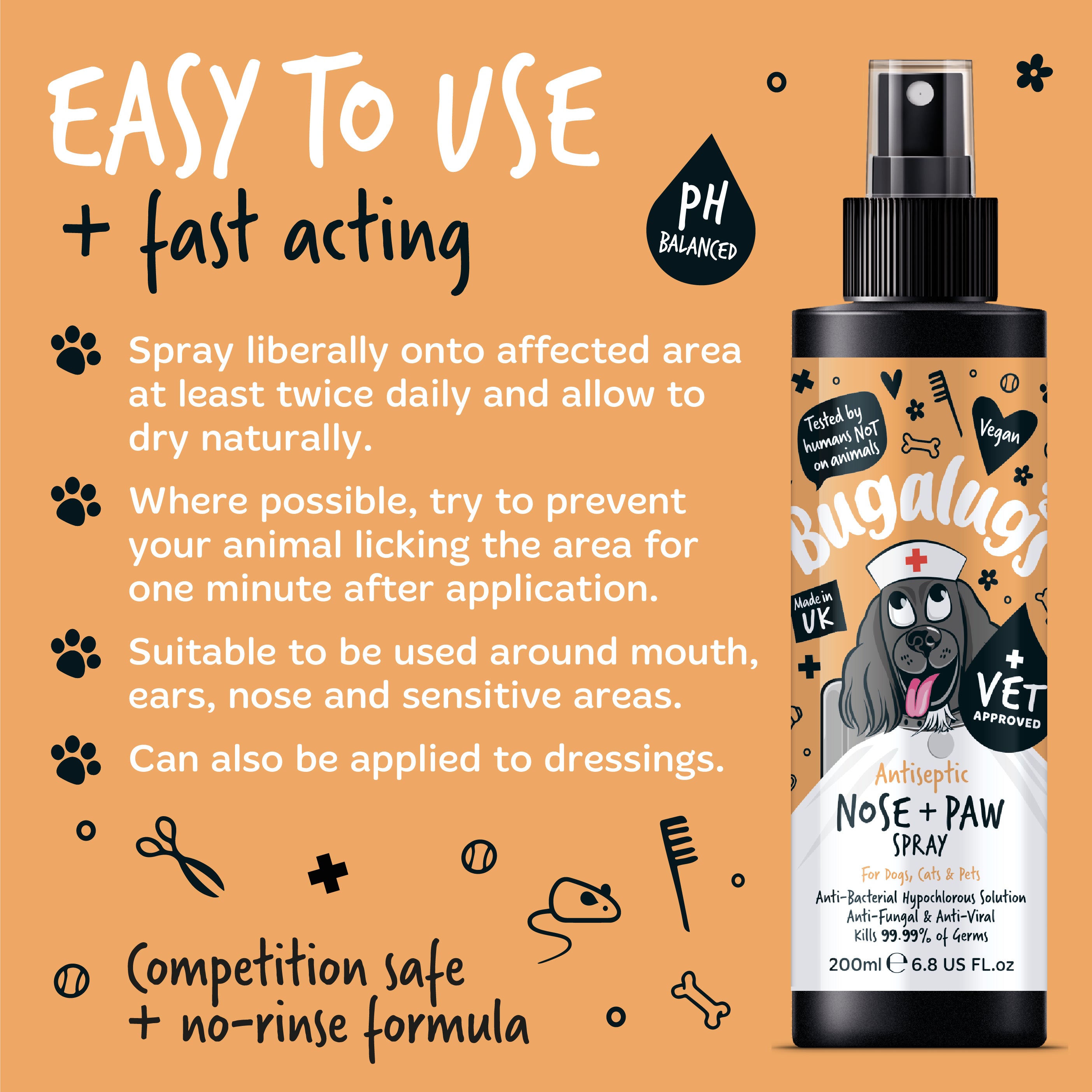 bugalugs-antiseptic-nose-paw-spray-erste-hilfe-antiseptikum-f-r-hunde-katzen-hau image 7