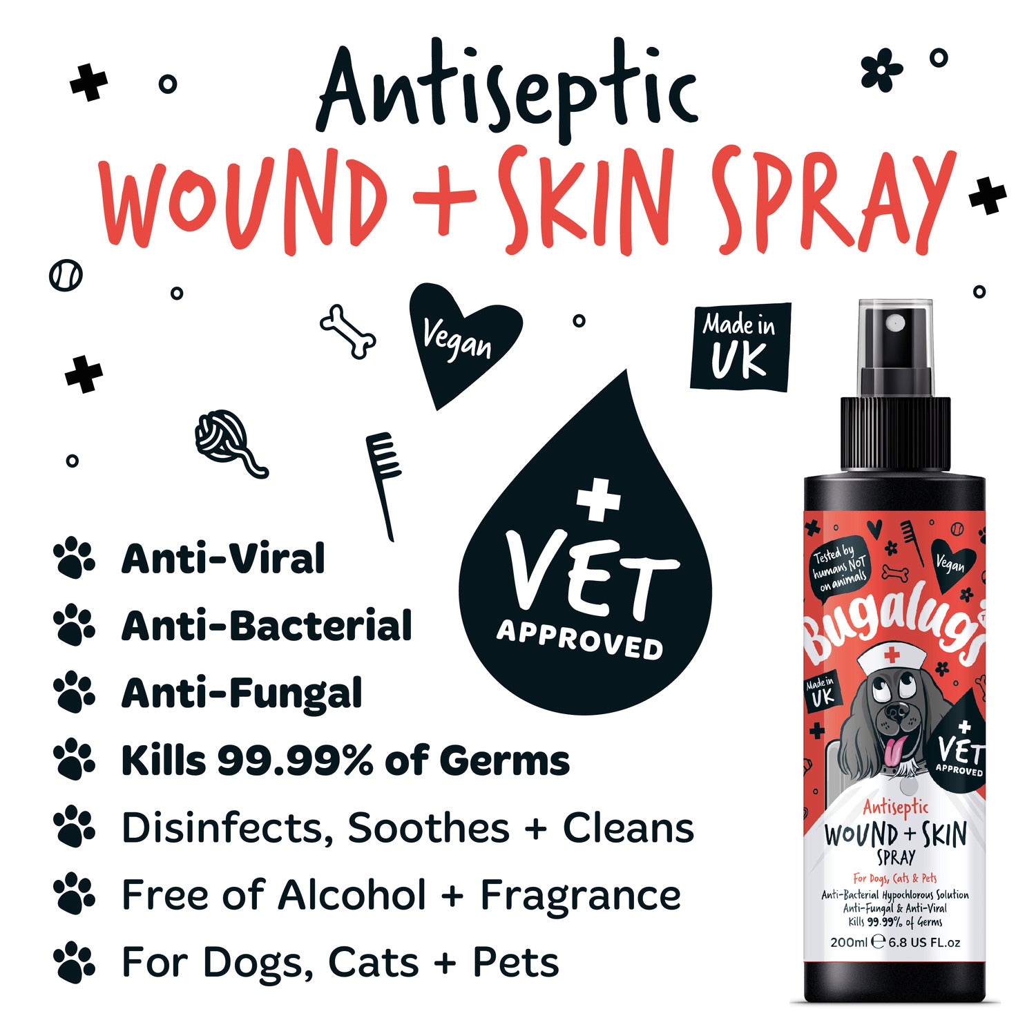 bugalugs-antiseptisches-wund-hautspray-f-r-hunde-katzen-kleintiere-hypochlorige- image 3