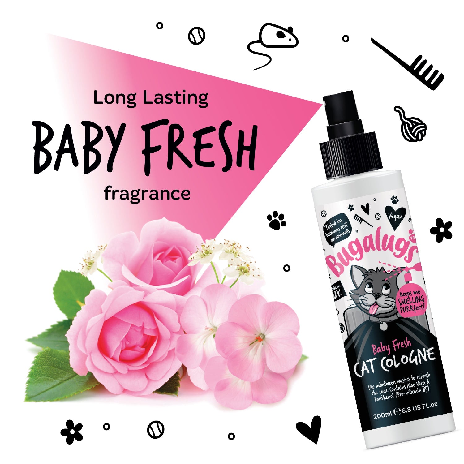 bugalugs-baby-fresh-cat-cologne-katzenparf-m-spray-mit-babypuder-duft-aloe-vera- image 6