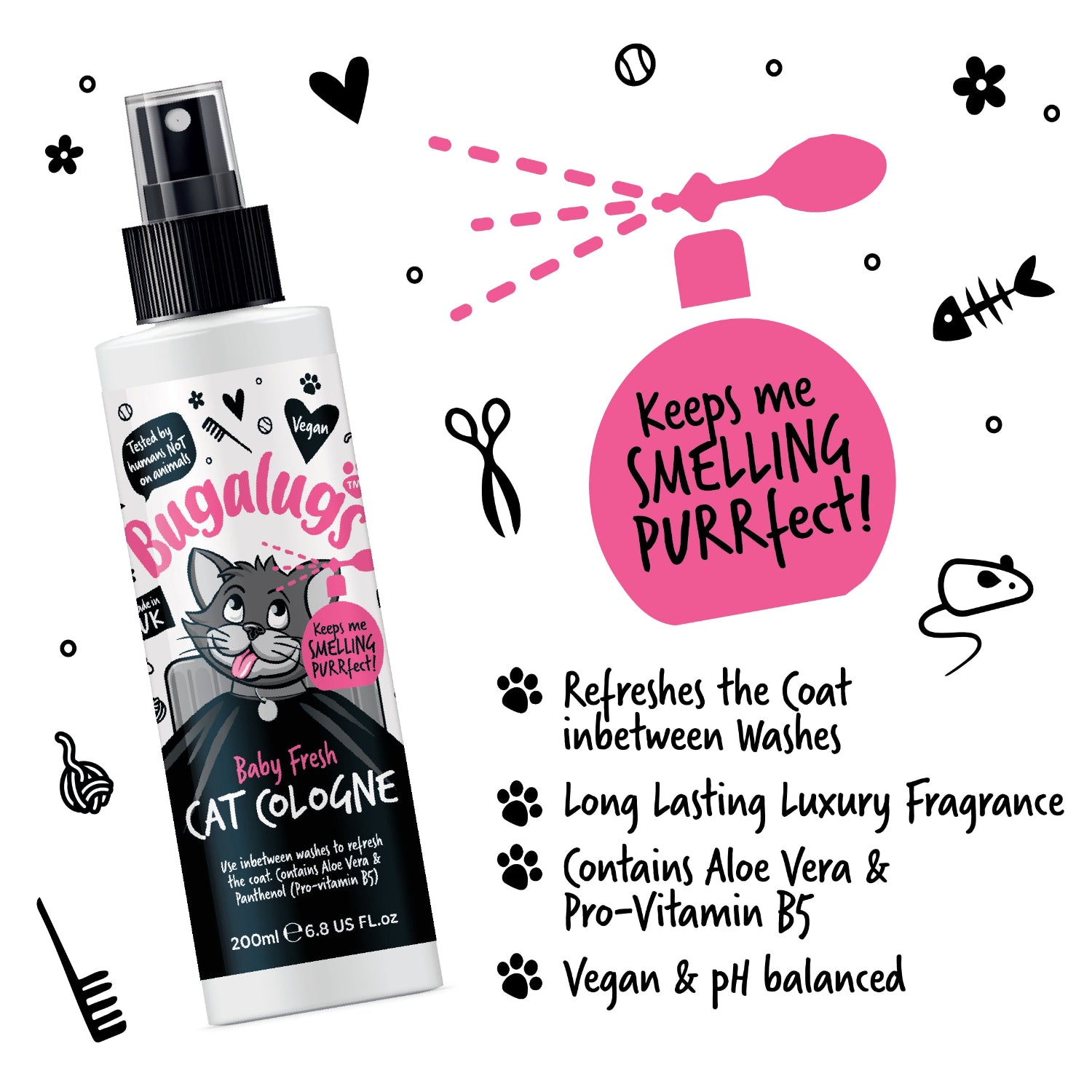 bugalugs-baby-fresh-cat-cologne-katzenparf-m-spray-mit-babypuder-duft-aloe-vera- image 5
