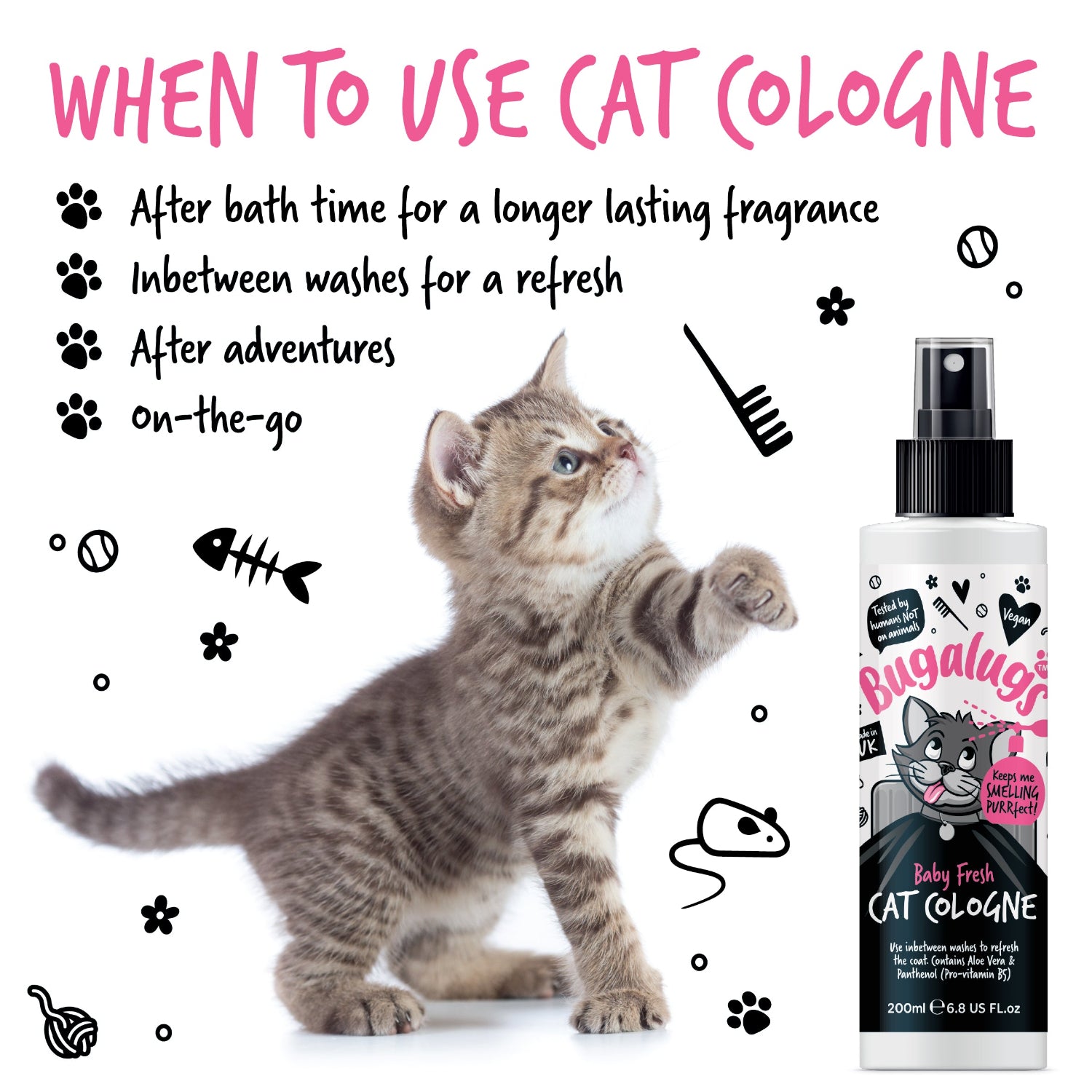 bugalugs-baby-fresh-cat-cologne-katzenparf-m-spray-mit-babypuder-duft-aloe-vera- image 7