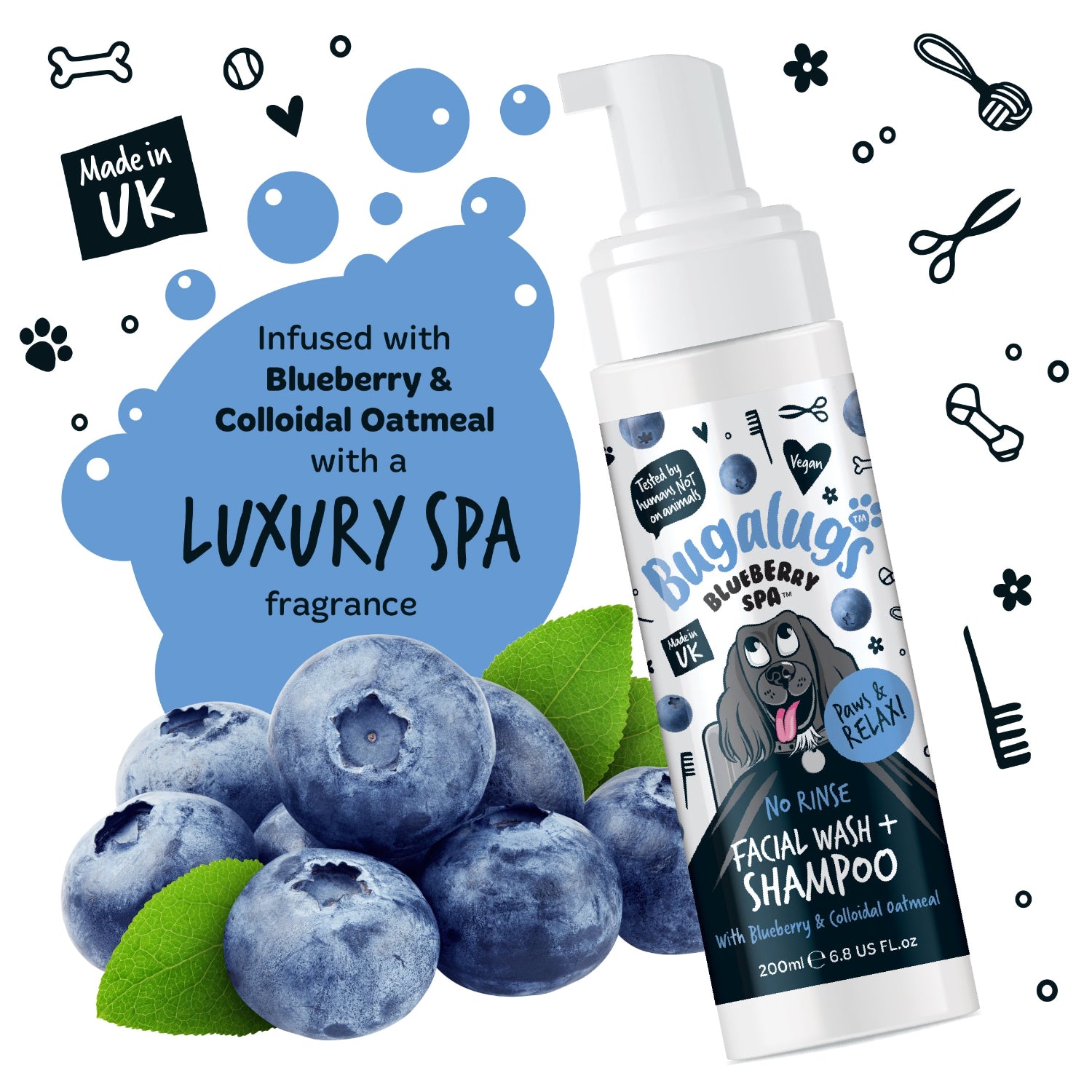 bugalugs-blueberry-spa-no-rinse-gesichtswasch-shampoo-mit-blaubeere-kolloidalem- image 7