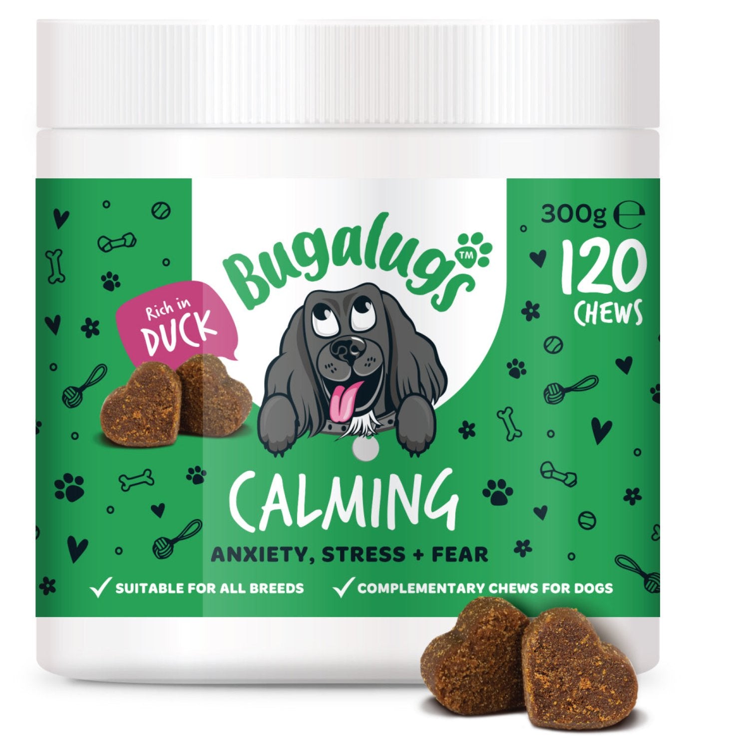 bugalugs-calming-supplement-chews-f-r-hunde-3er-pack-beruhigungsleckerli-gegen-a image 2