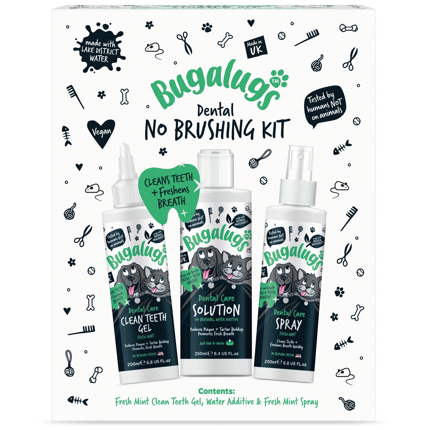 bugalugs-dental-no-brushing-kit-f-r-hunde-katzen-3-teiliges-zahnpflege-set-ohne- image 1