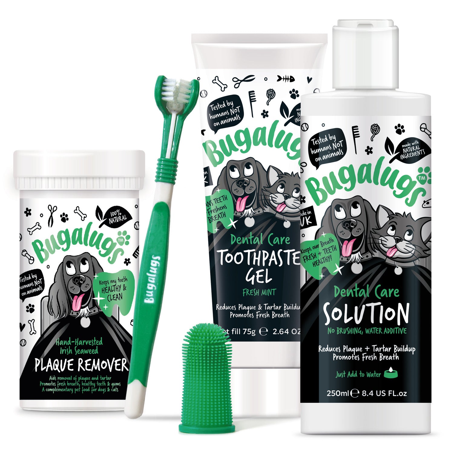bugalugs-dental-starter-kit-zahnpflege-starterset-f-r-hunde-katzen image 2