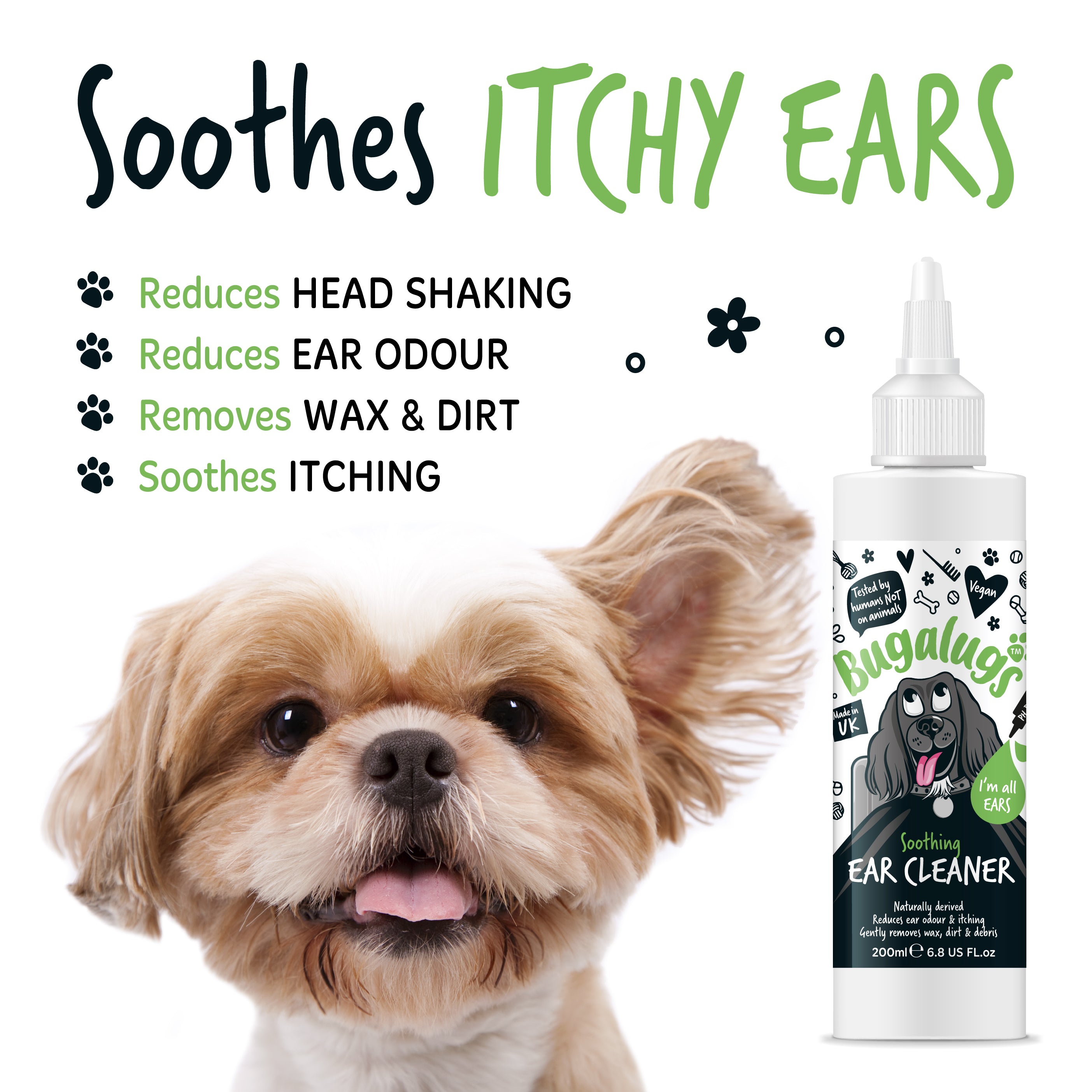 bugalugs-soothing-ear-cleaner-beruhigende-ohrenreiniger-l-sung-f-r-hunde image 4