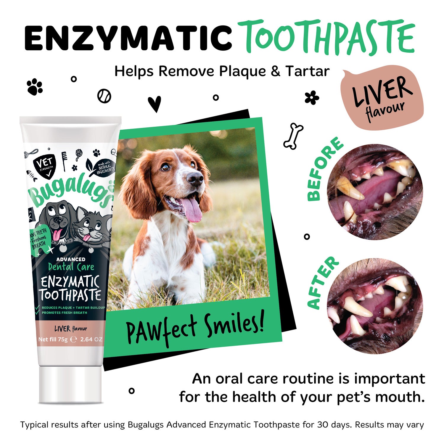 bugalugs-advanced-dental-care-enzymatische-zahnpasta-lebergeschmack-f-r-hunde-ka image 5