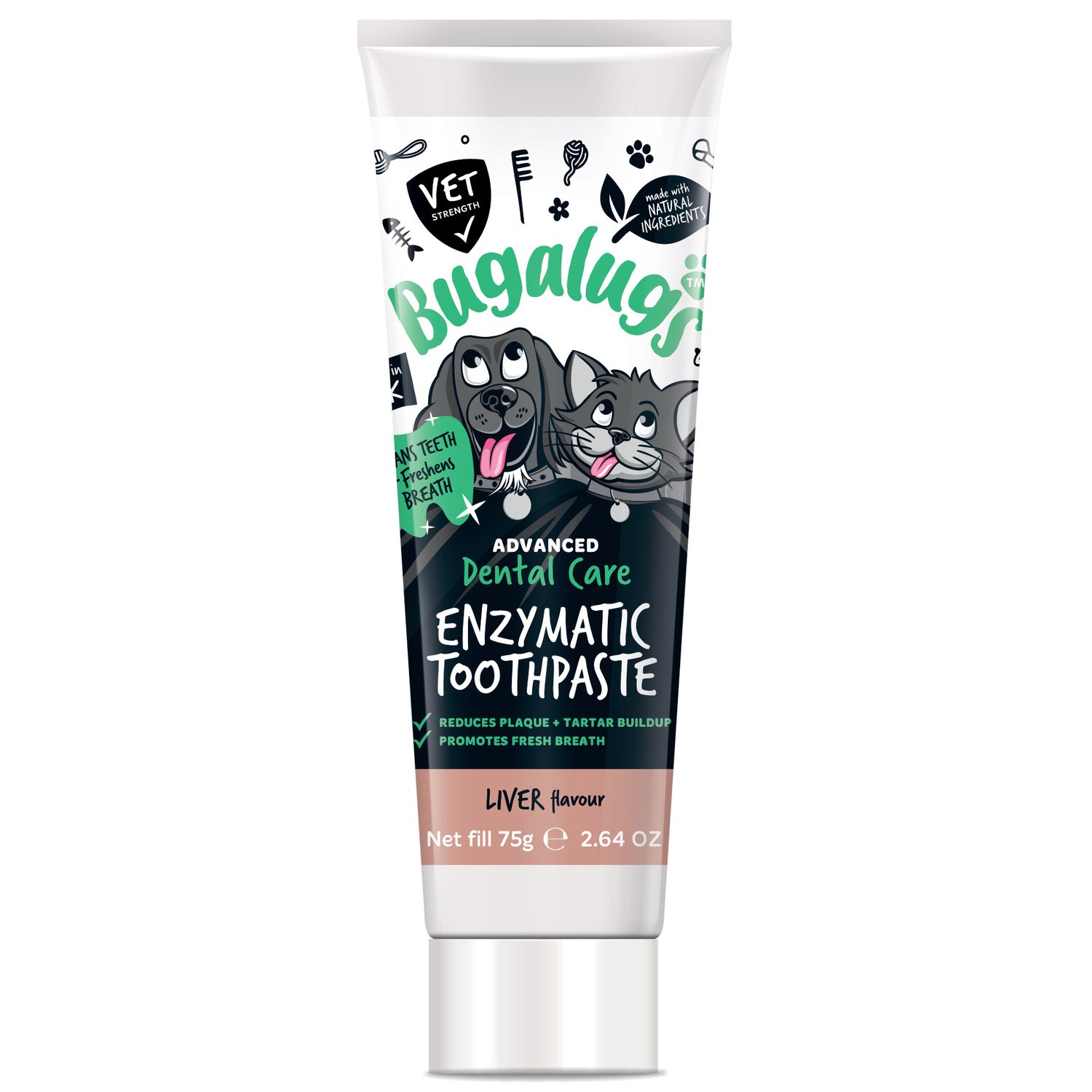 bugalugs-advanced-dental-care-enzymatische-zahnpasta-lebergeschmack-f-r-hunde-ka image 1