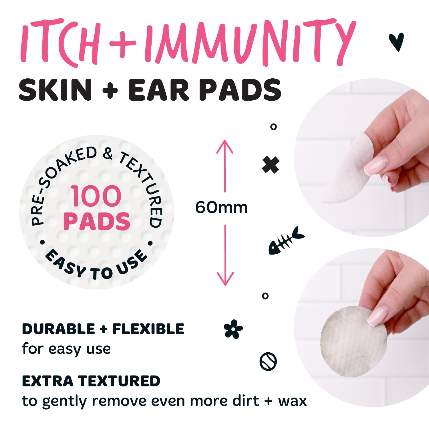 bugalugs-itch-immunity-skin-ear-pads-katzenpflege-pads-f-r-juckende-haut-und-ohr image 5