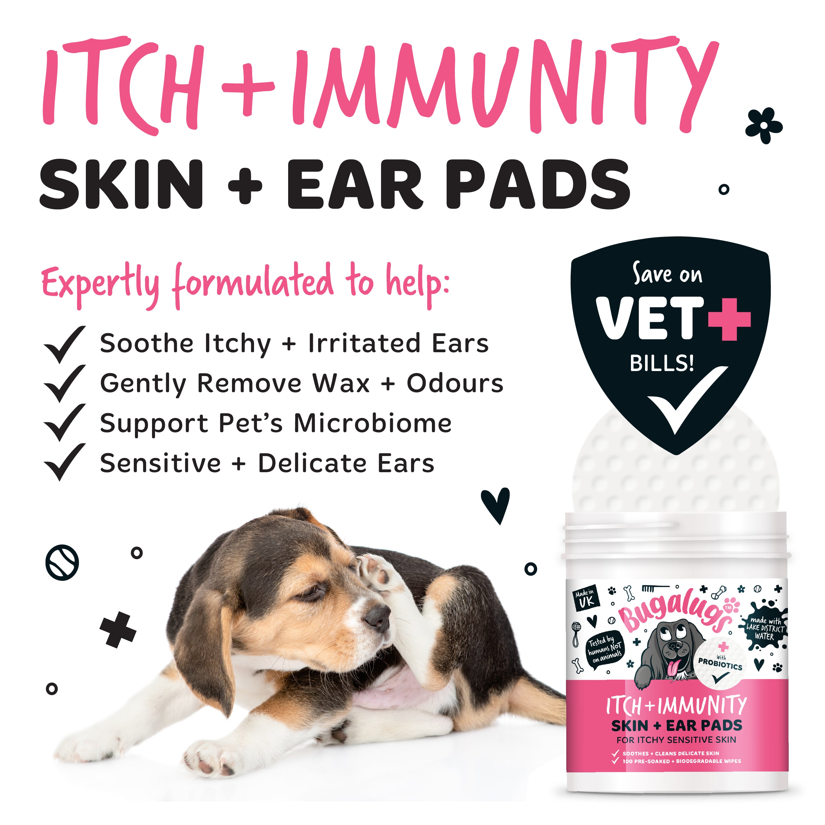 bugalugs-itch-immunity-skin-ear-pads-vorgefeuchtete-pads-zur-sanften-reinigung-v image 5