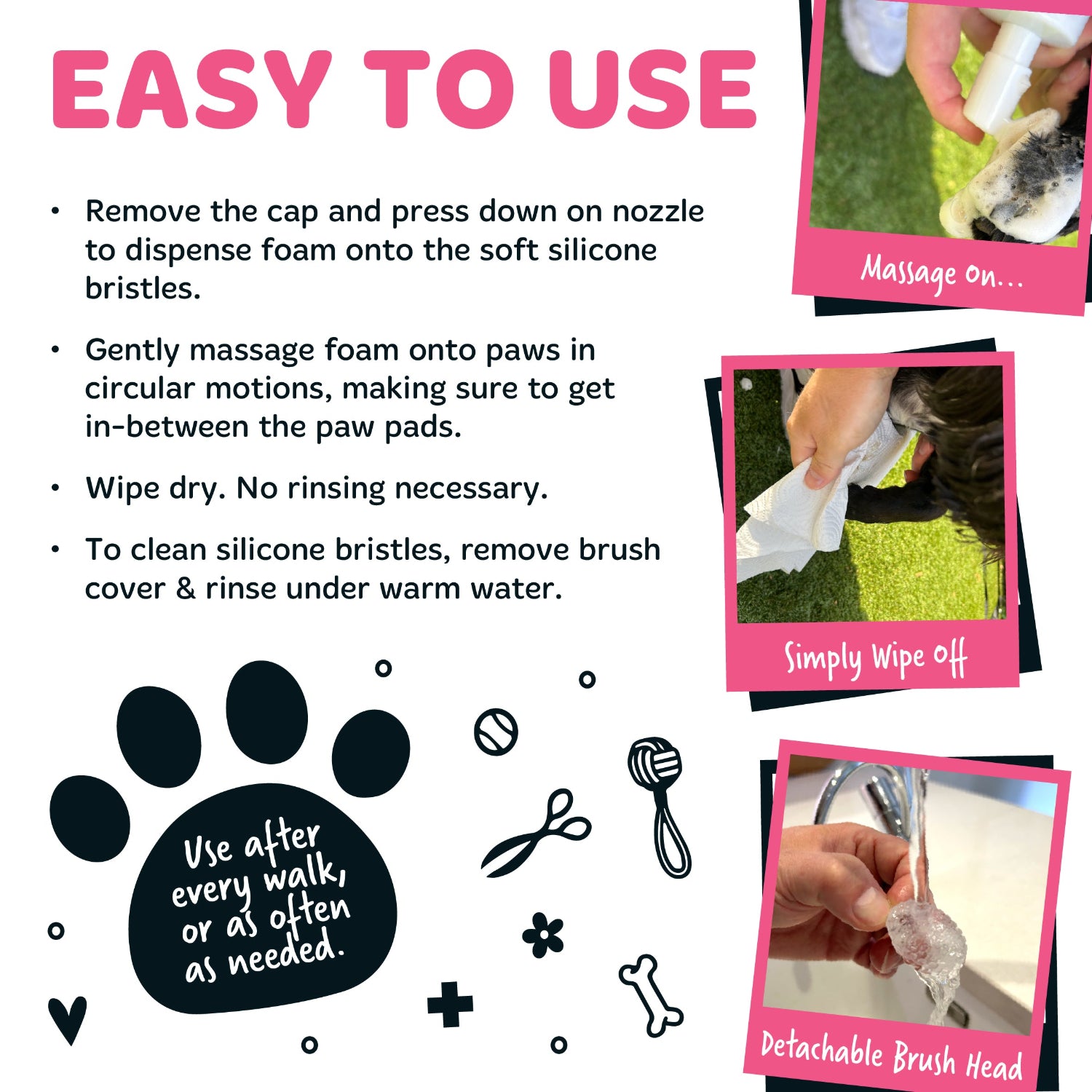 bugalugs-itch-immunity-no-rinse-paw-cleaner-pfotenreiniger-schaum-f-r-juckende-s image 8
