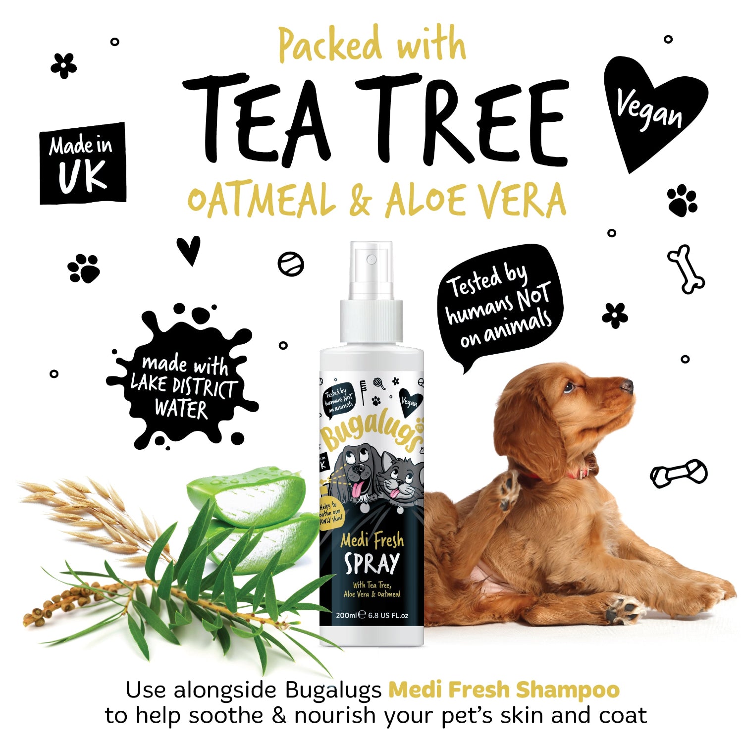bugalugs-medi-fresh-soothing-spray-f-r-hunde-katzen-beruhigendes-pflegespray-mit image 5