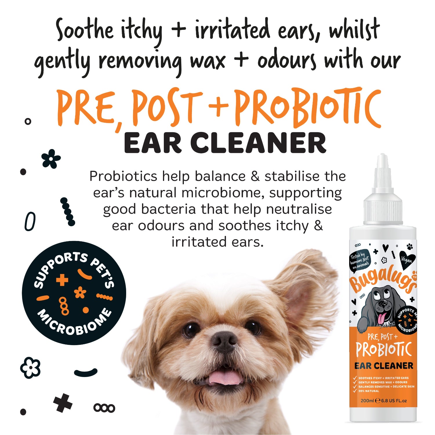 bugalugs-pre-post-probiotic-ohrenreiniger-f-r-hunde-ohrreiniger-mit-pr-pro-postb image 2