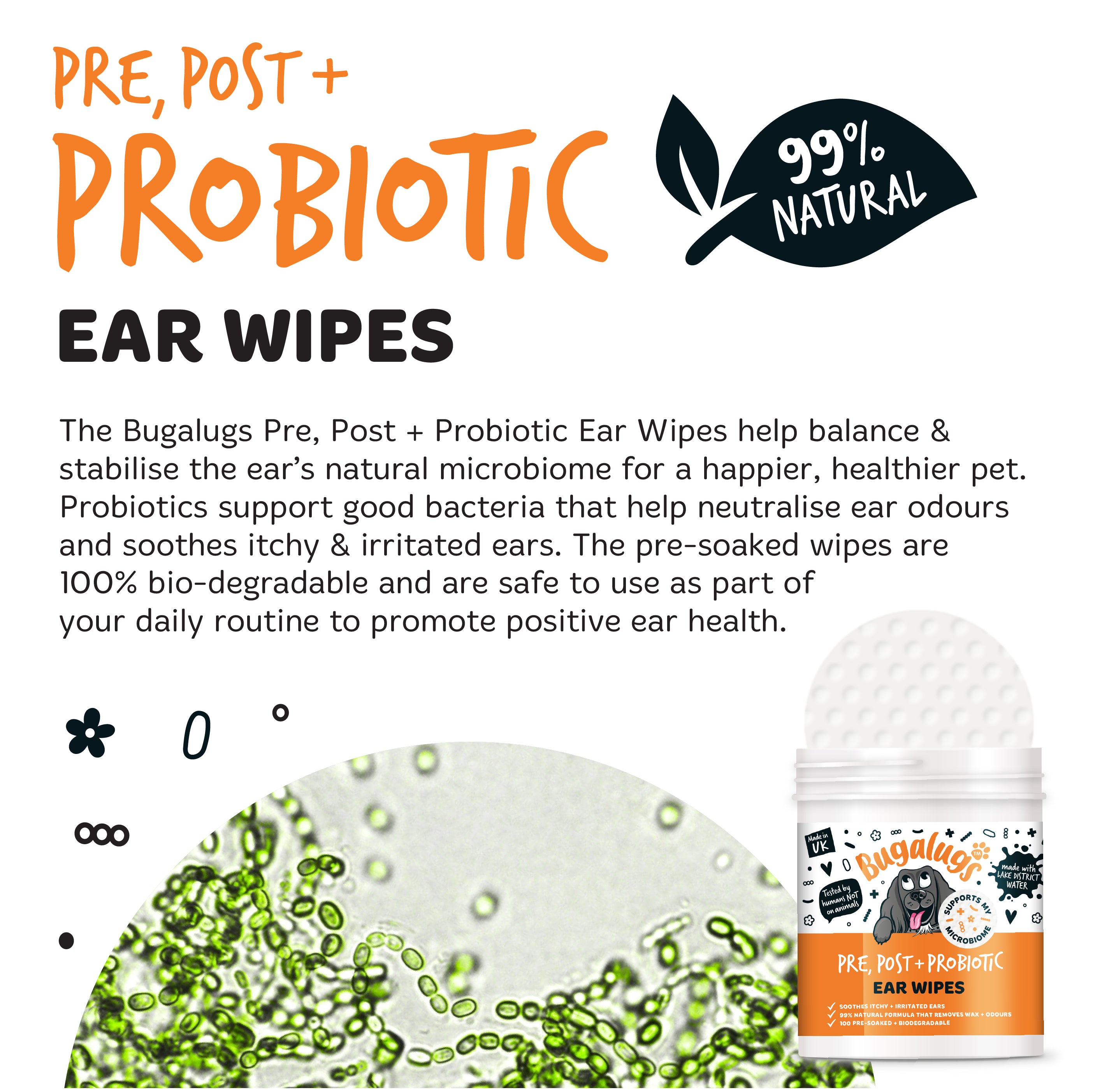 bugalugs-pre-post-probiotic-ear-wipes-f-r-hunde-ohrreinigungst-cher-mit-aloe-ver image 8