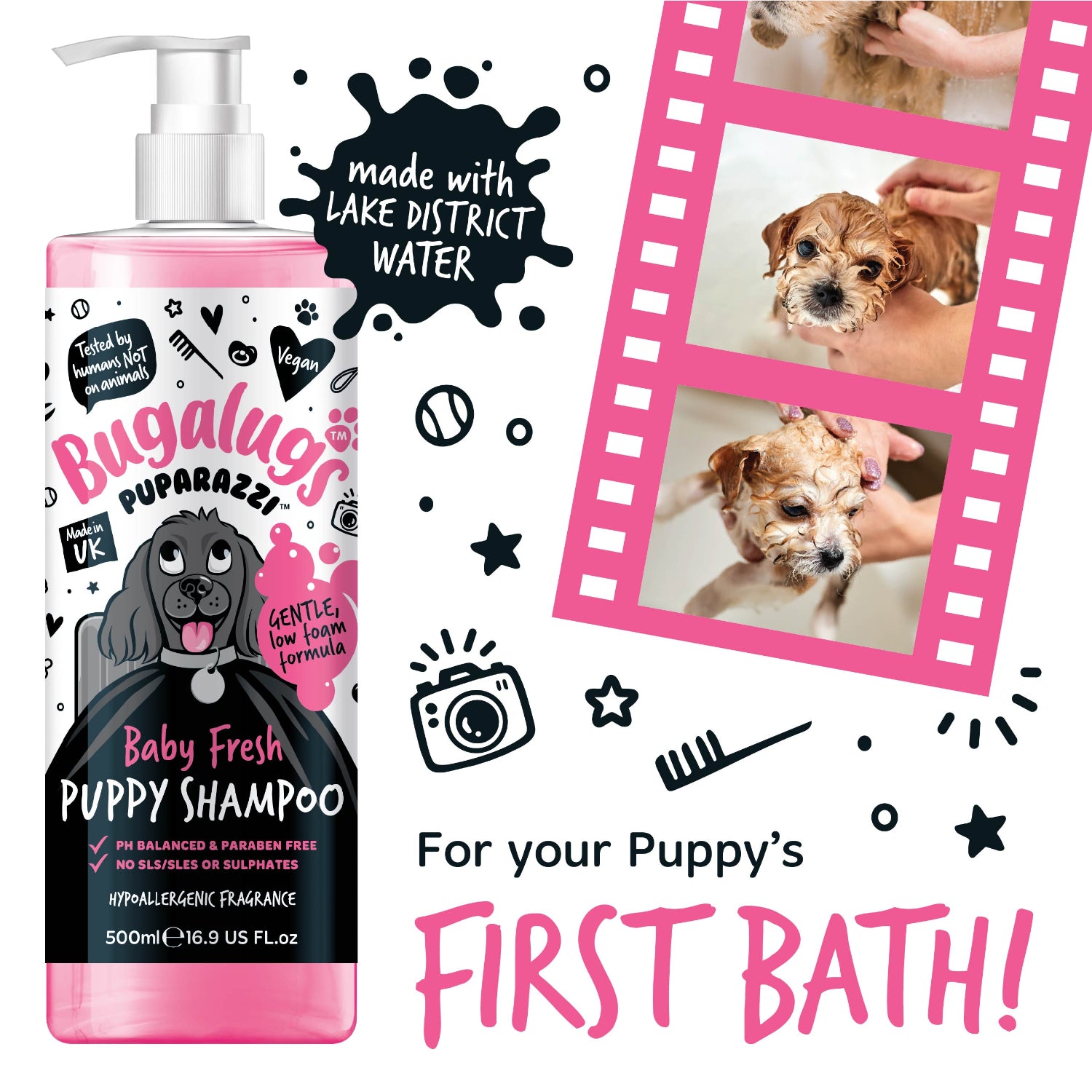 bugalugs-puparazzi-baby-fresh-puppy-shampoo-super-sanftes-welpenshampoo-ab-8-woc image 7