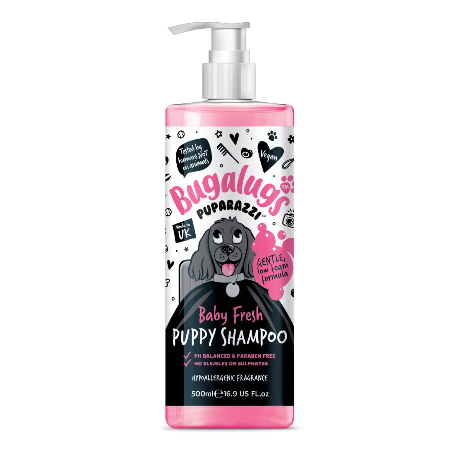 bugalugs-puparazzi-baby-fresh-puppy-shampoo-super-sanftes-welpenshampoo-ab-8-woc image 1