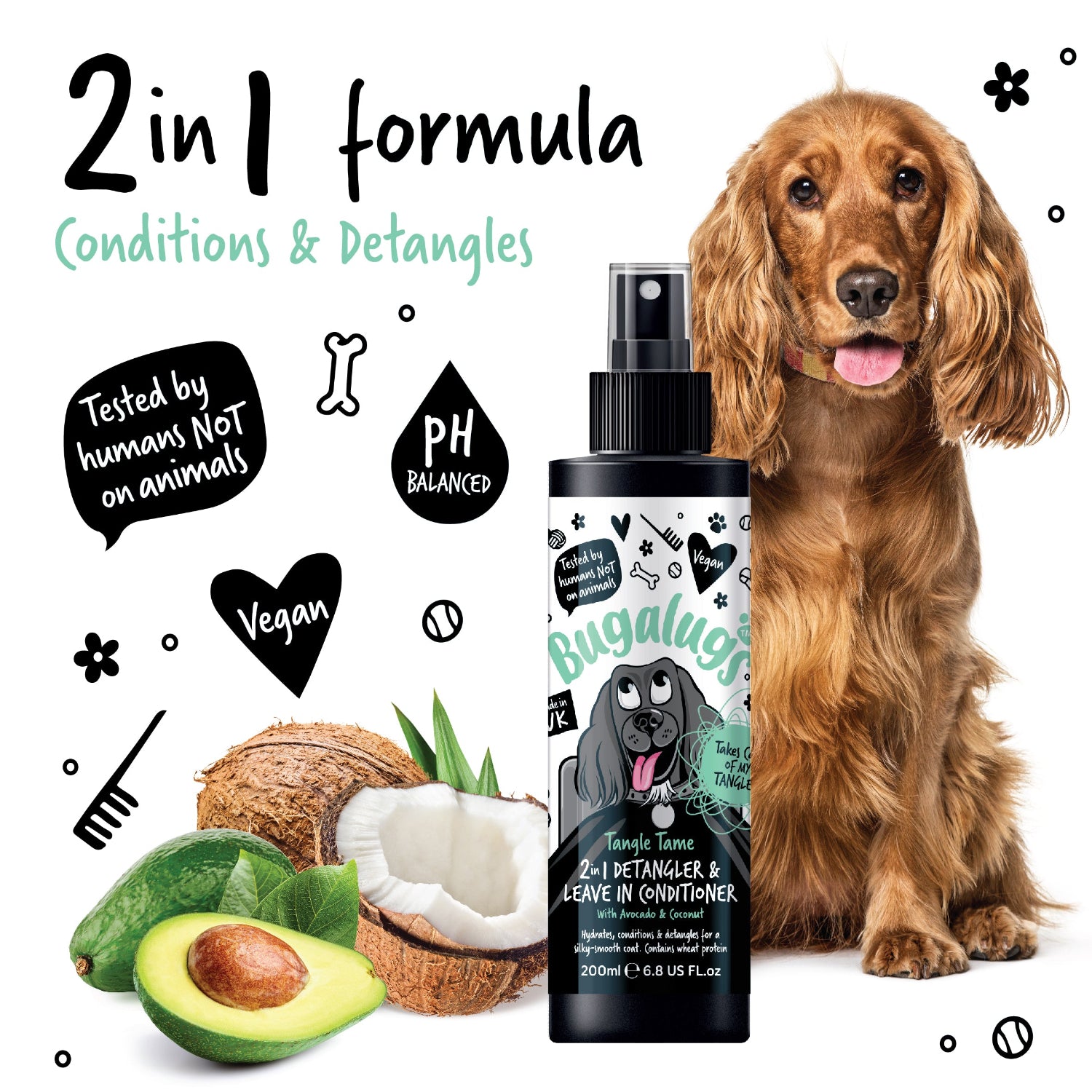 bugalugs-tangle-tame-2-in-1-entwirrungsspray-leave-in-conditioner-f-r-hunde-avoc image 5