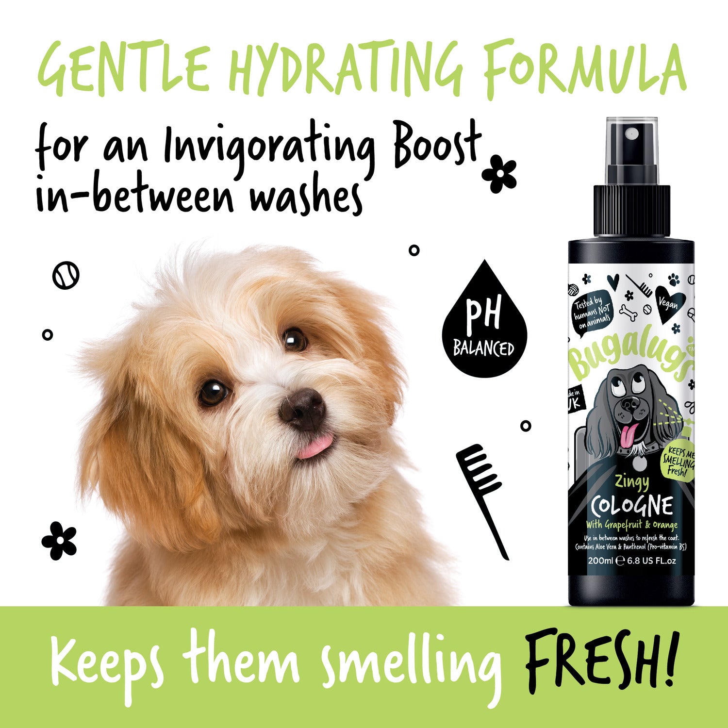bugalugs-zingy-dog-cologne-hundeparf-m-deospray-mit-grapefruit-orange image 7
