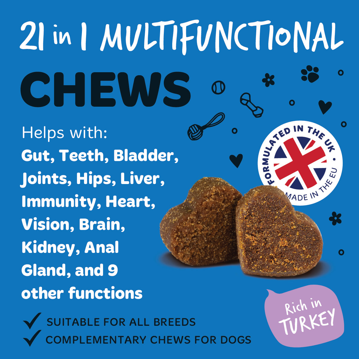 bugalugs-21-in-1-multifunktionale-supplement-chews-f-r-hunde-leckere-kausnacks-f image 2
