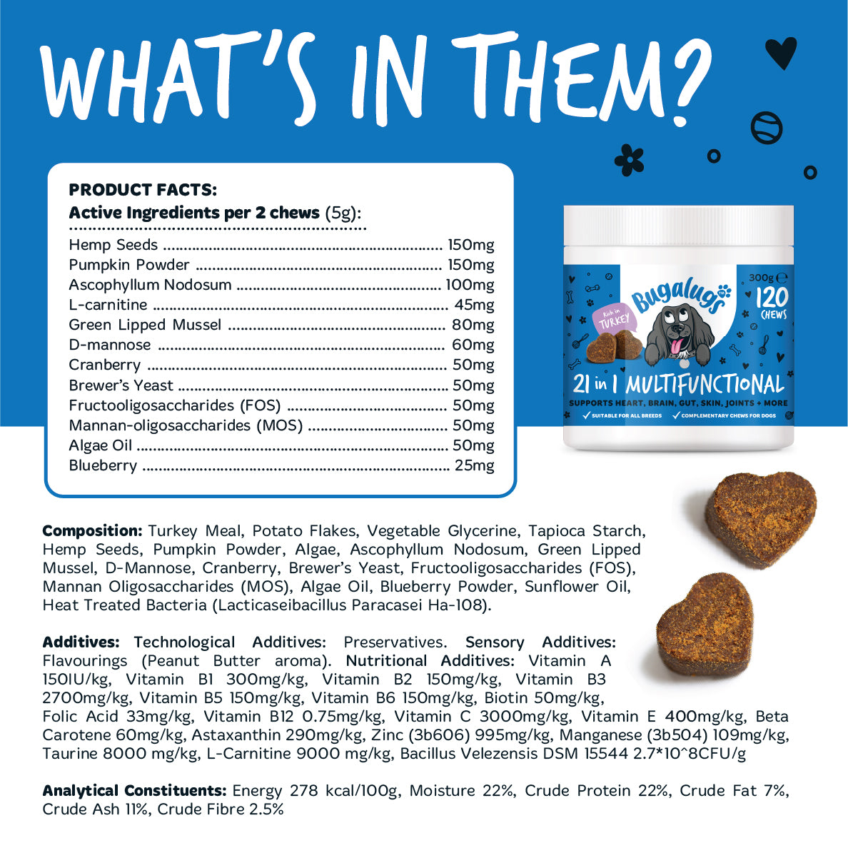 bugalugs-21-in-1-multifunktionale-supplement-chews-f-r-hunde-leckere-kausnacks-f image 5