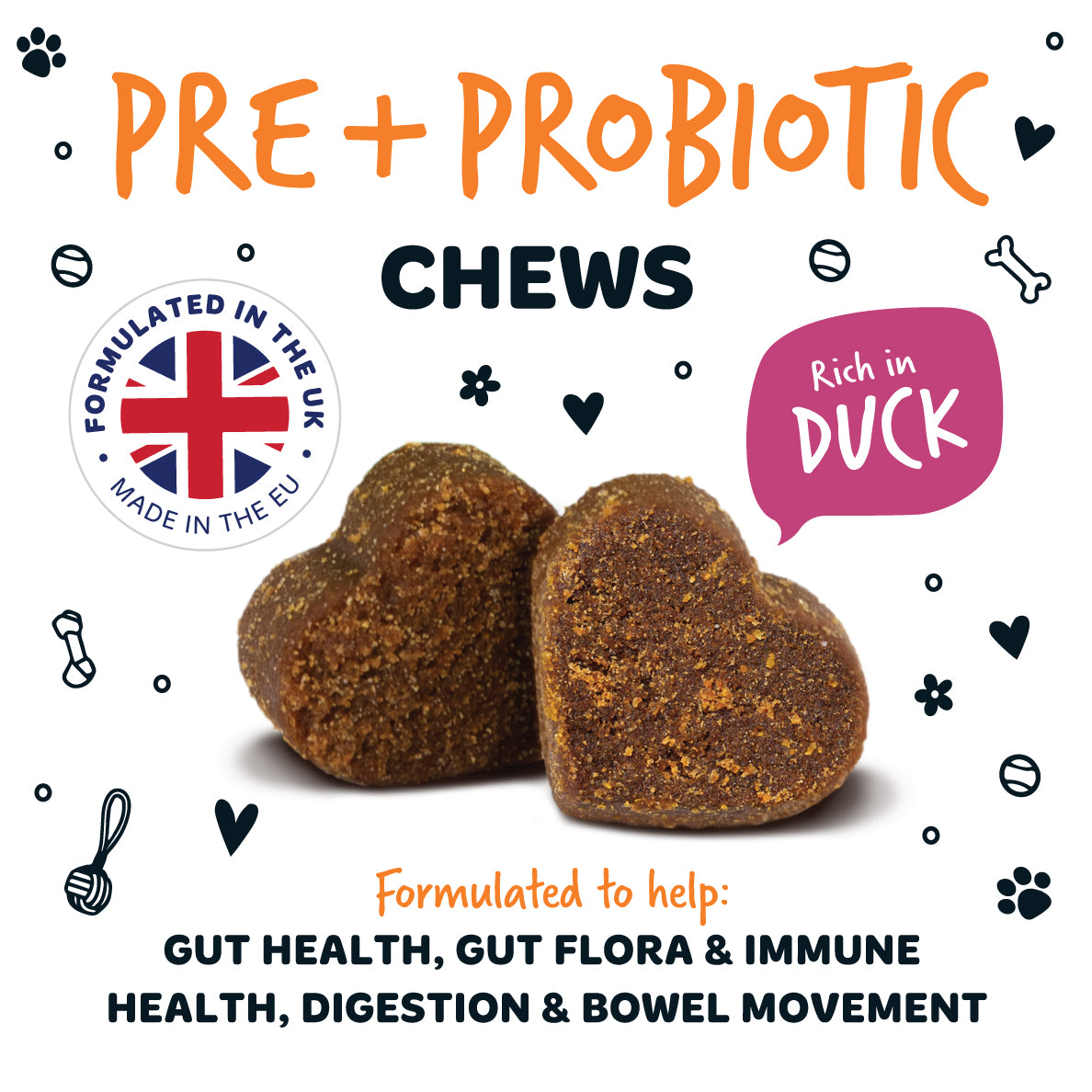 bugalugs-pre-probiotic-supplement-chews-f-r-hunde-kausnacks-f-r-darmgesundheit-v image 5