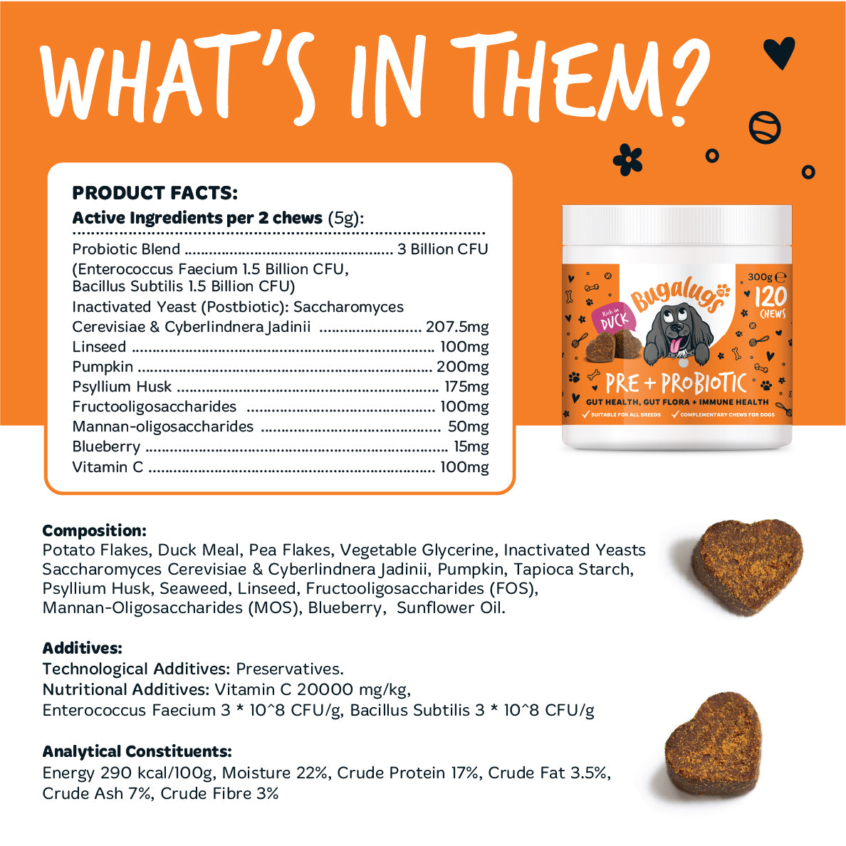 bugalugs-pre-probiotic-supplement-chews-f-r-hunde-kausnacks-f-r-darmgesundheit-v image 6