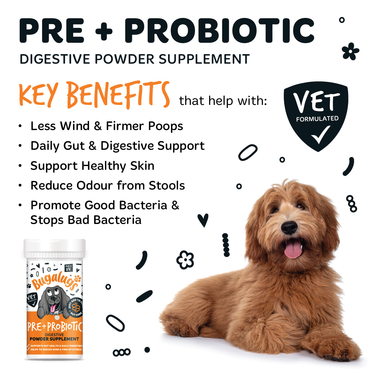 bugalugs-pre-probiotic-digestive-supplement-powder-f-r-hunde-80-g image 2