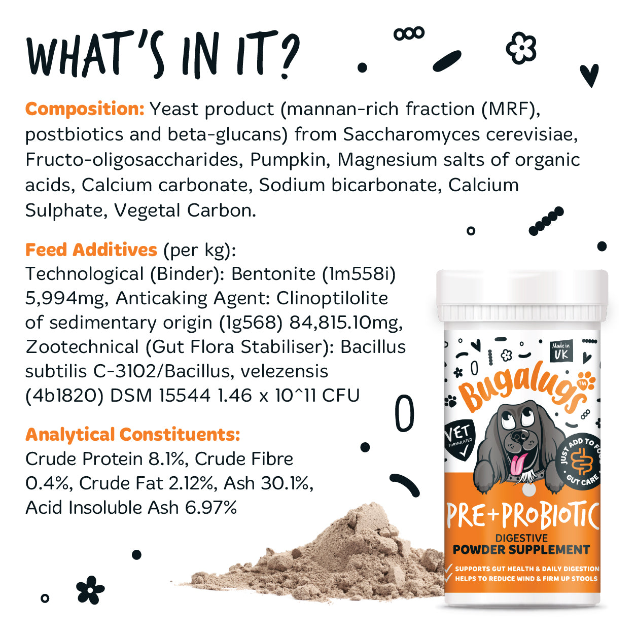 bugalugs-pre-probiotic-digestive-supplement-powder-f-r-hunde-80-g image 3