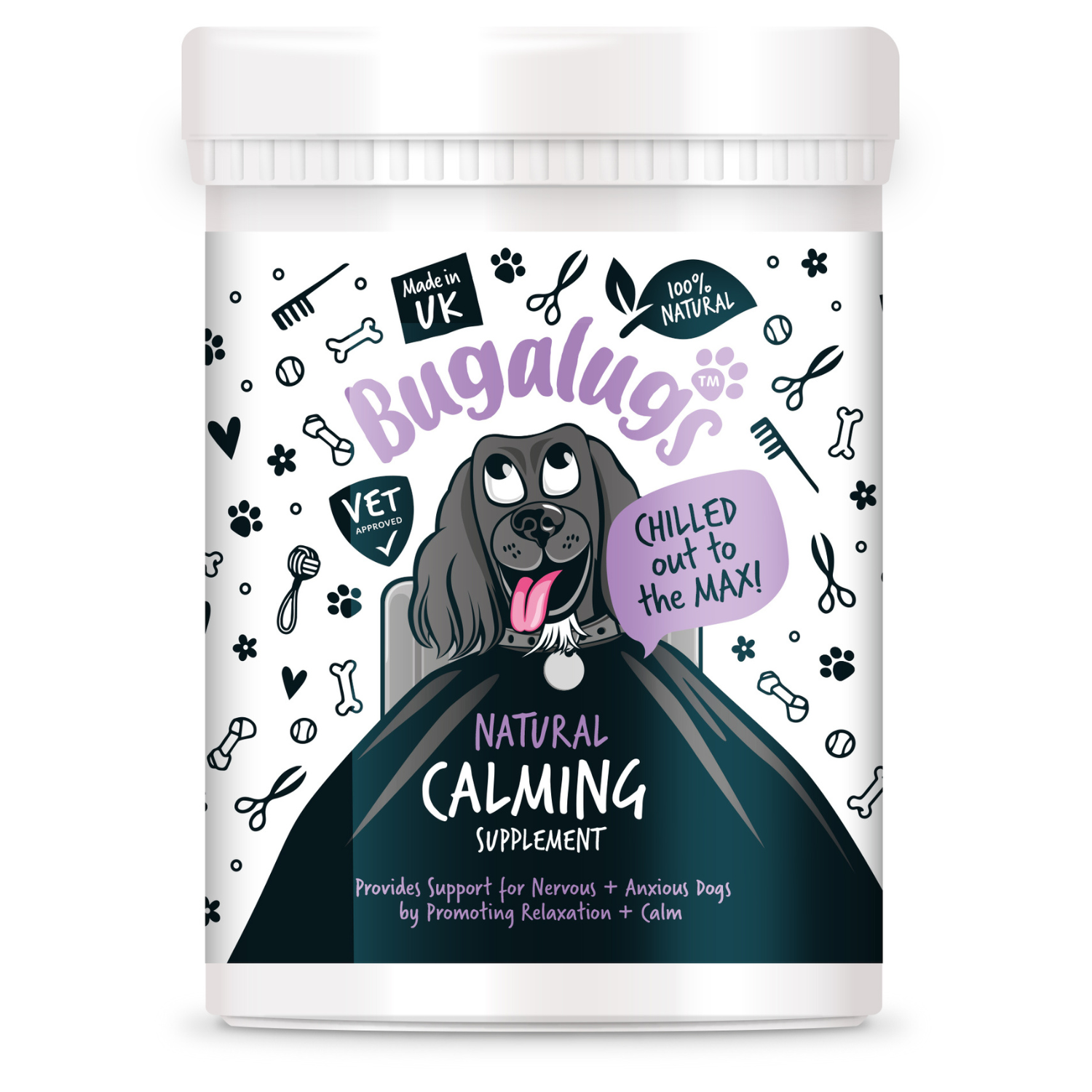 bugalugs-100-nat-rliches-calming-pulver-f-r-hunde-200g image 1