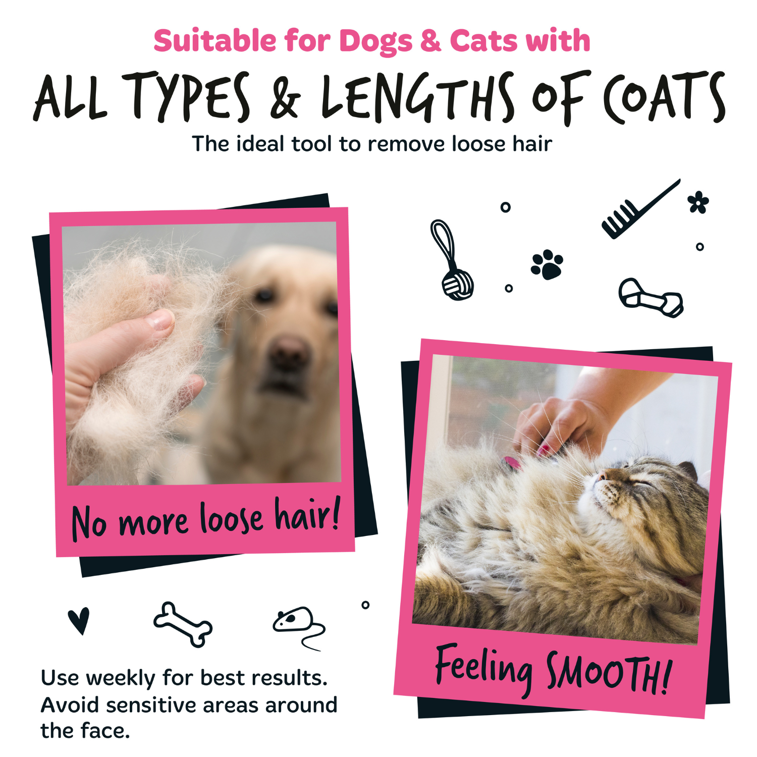 bugalugs-slicker-b-rste-f-r-hunde-katzen-selbstreinigende-pflegeb-rste-gegen-haa image 5