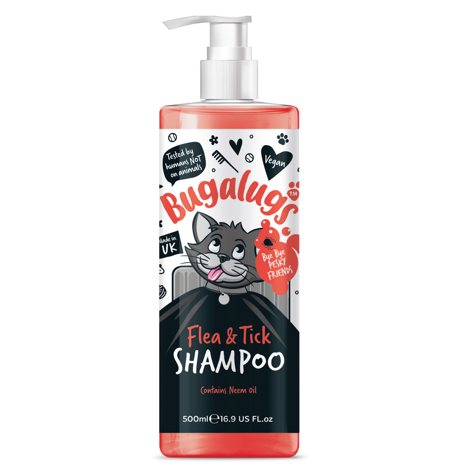 bugalugs-floh-zecken-katzen-shampoo-mit-neem-l-wirksame-parasitenpflege-mit-20-m image 1