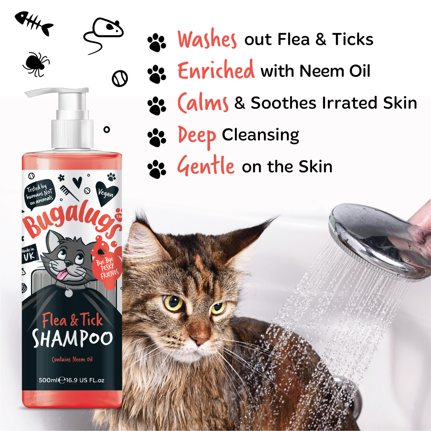 bugalugs-floh-zecken-katzen-shampoo-mit-neem-l-wirksame-parasitenpflege-mit-20-m image 5