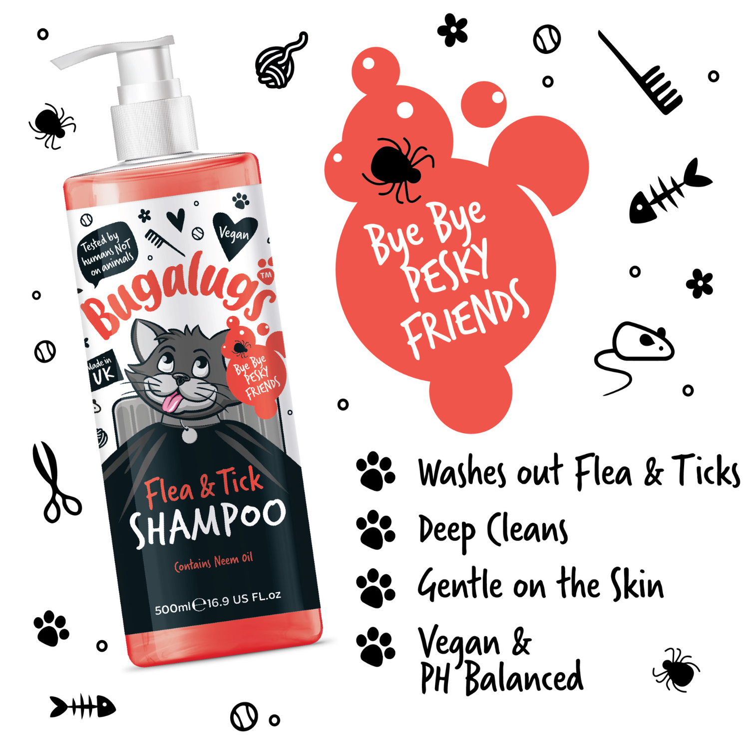 bugalugs-floh-zecken-katzen-shampoo-mit-neem-l-wirksame-parasitenpflege-mit-20-m image 3
