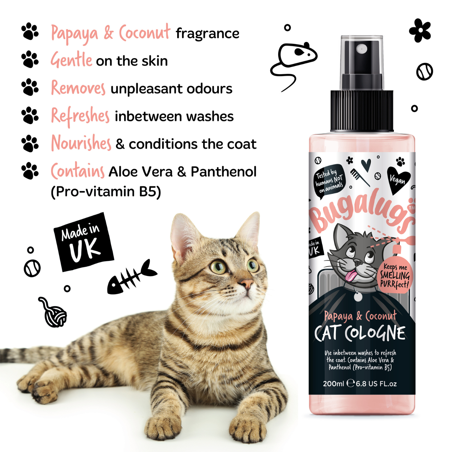 bugalugs-papaya-coconut-katzen-parfum-erfrischendes-deo-spray-mit-aloe-vera-pant image 6