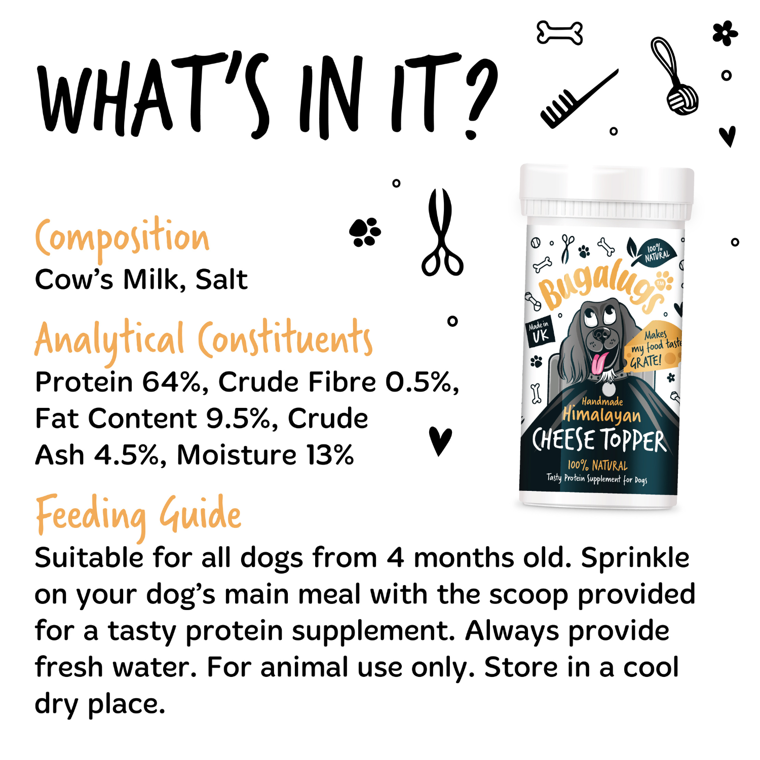 bugalugs-himalayan-cheese-topper-100-nat-rliches-proteinpulver-f-r-hundefutter-7 image 4