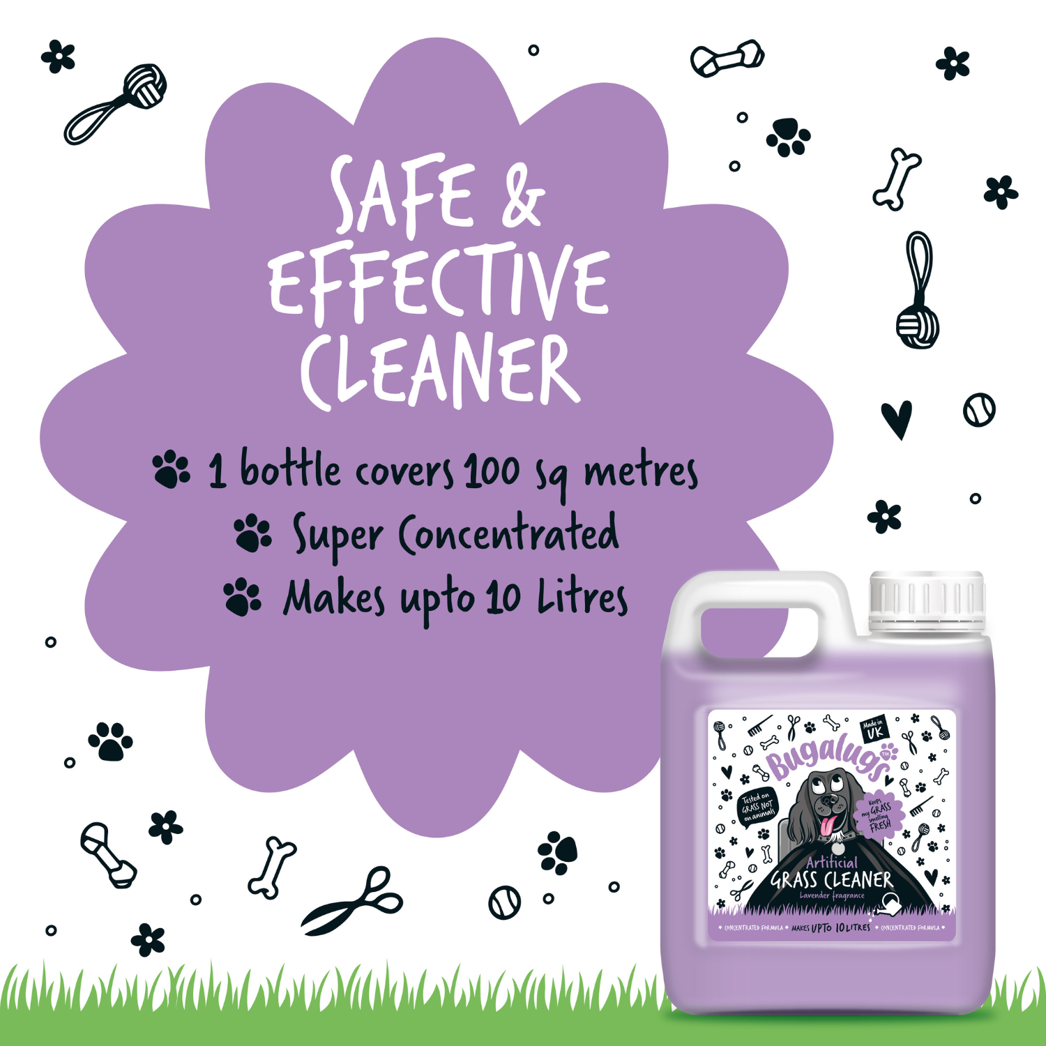 bugalugs-artificial-grass-cleaner-lavender-3-in-1-kunstrasenreiniger-geruchsentf image 7