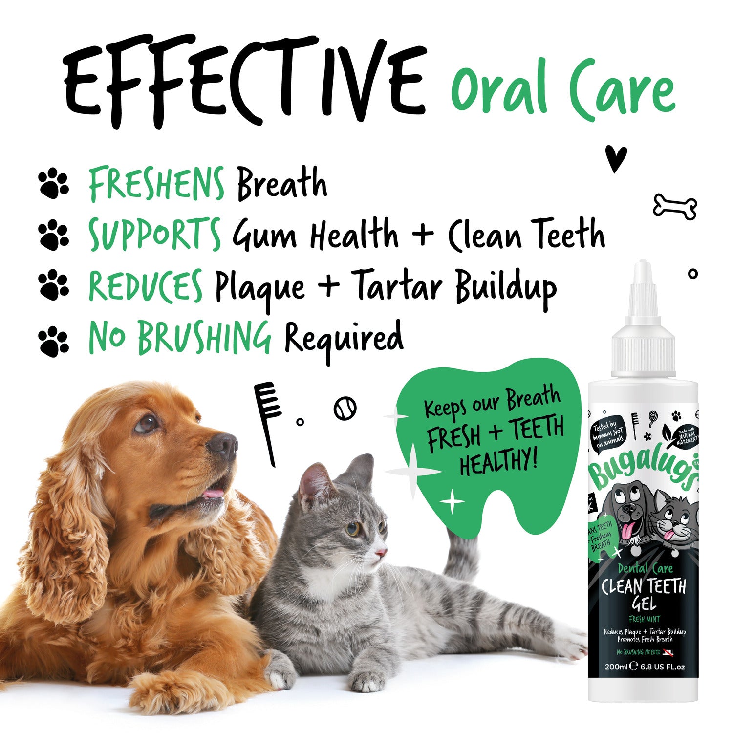 bugalugs-dental-care-clean-teeth-gel-mit-frischer-minze-zahnpflege-gel-ohne-b-rs image 2