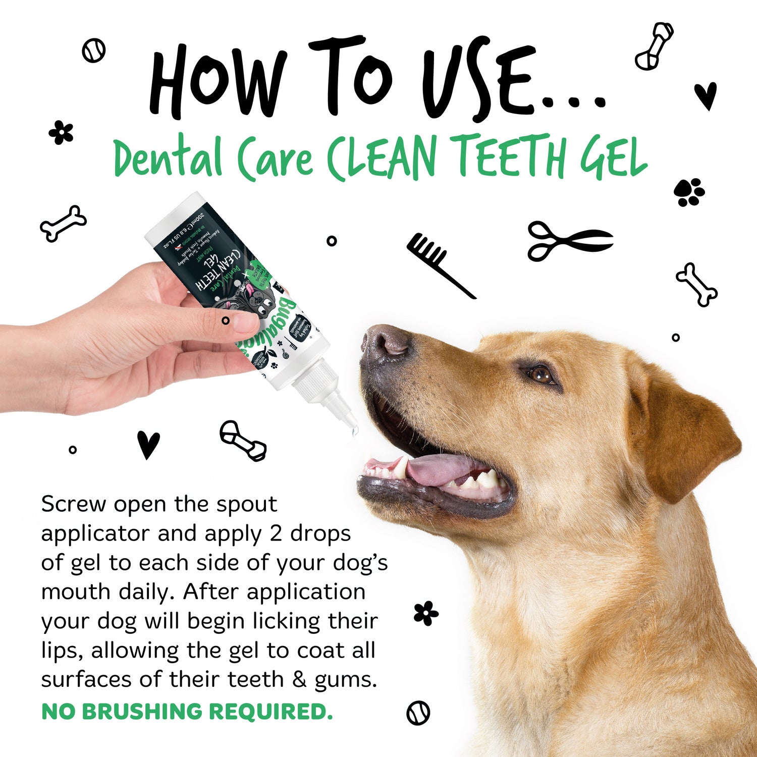 bugalugs-dental-care-clean-teeth-gel-mit-frischer-minze-zahnpflege-gel-ohne-b-rs image 3