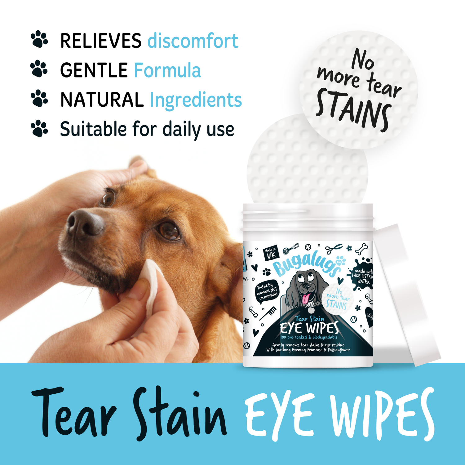 bugalugs-tr-nenflecken-augenpads-f-r-hunde-100-t-cher-vorgefeuchtet-biologisch-a image 5