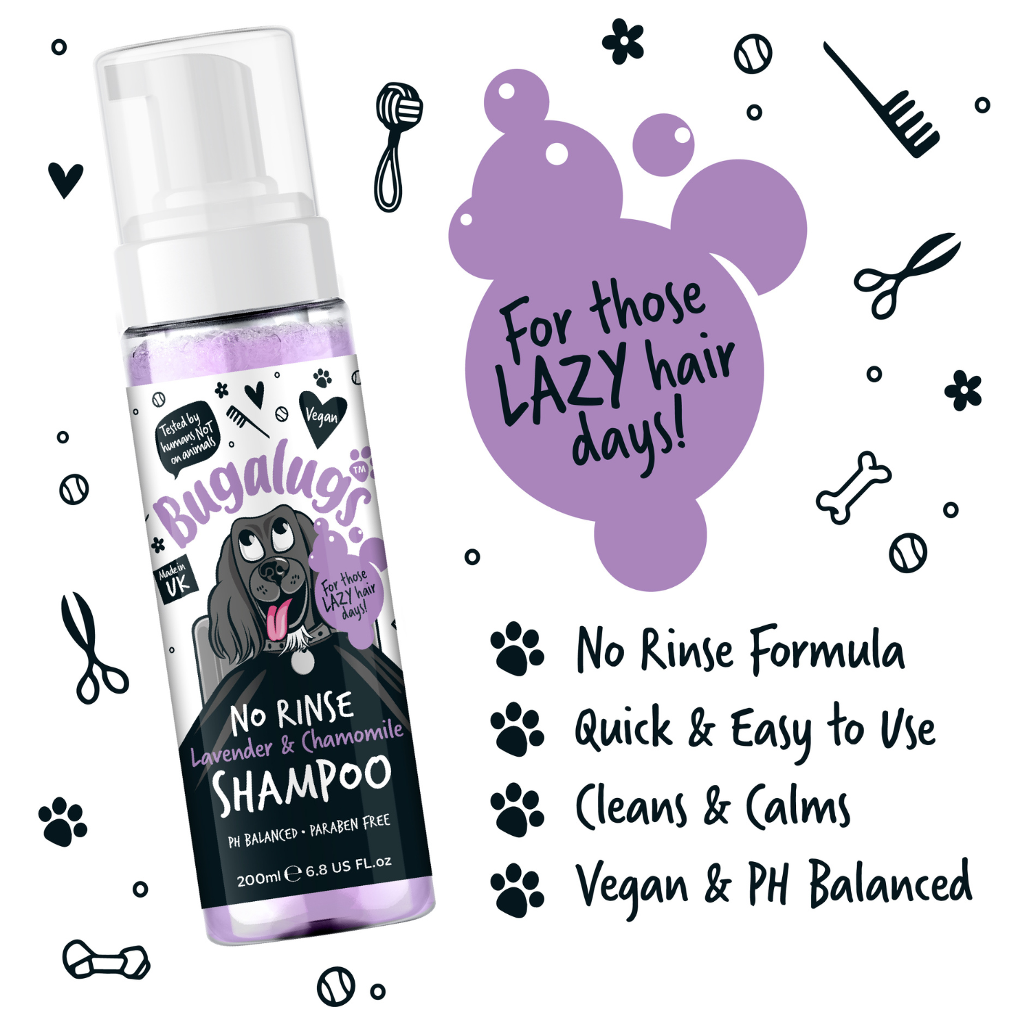 bugalugs-no-rinse-lavender-chamomile-dog-shampoo-trockenshampoo-ohne-wasser-f-r- image 3