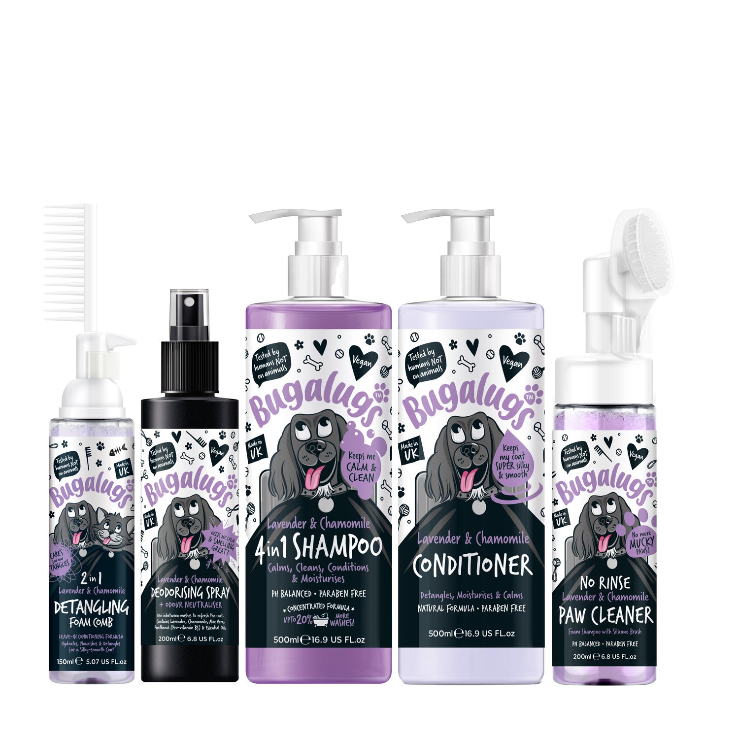 bugalugs-lavendel-kamille-hundepflege-set-shampoo-parfum-im-beruhigenden-duft-bu image 1